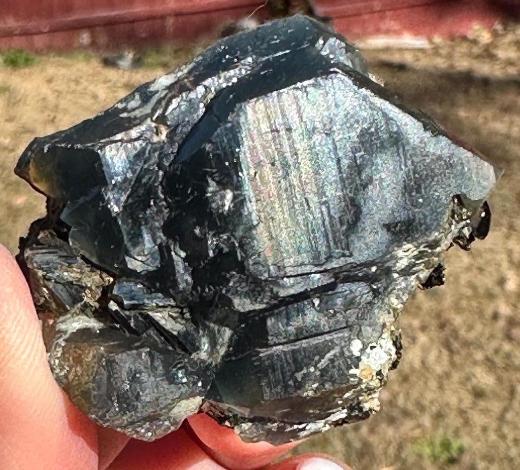 45 Grams DT Blue Riebeckite included Quartz From Pakistan