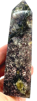 Bloodshot Iolite Tower Set Sourced From Madagascar
