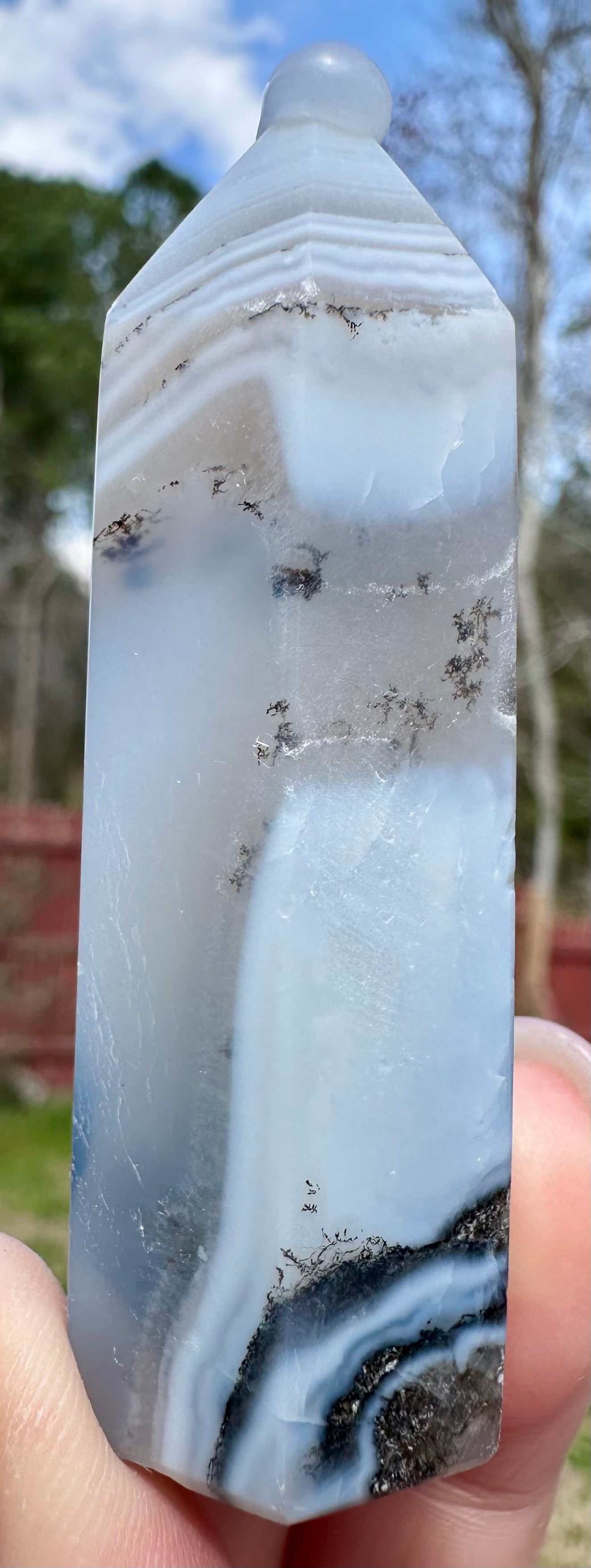 Dendritic Agate Set — Slab, Freeform & Point from Madagascar