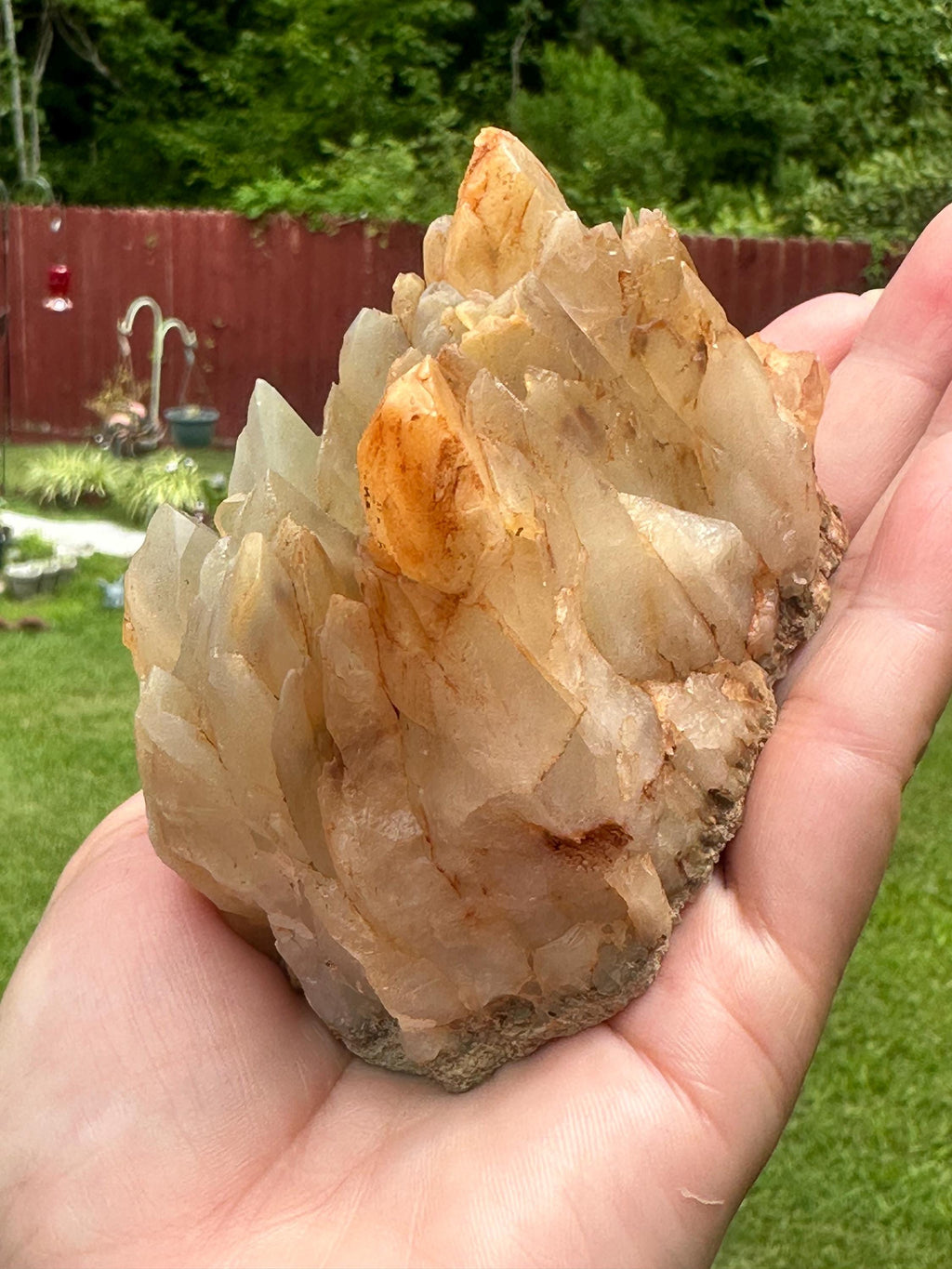 412 Grams Amphibole AKA Bone Quartz Cluster from Balochistan, Pakistan