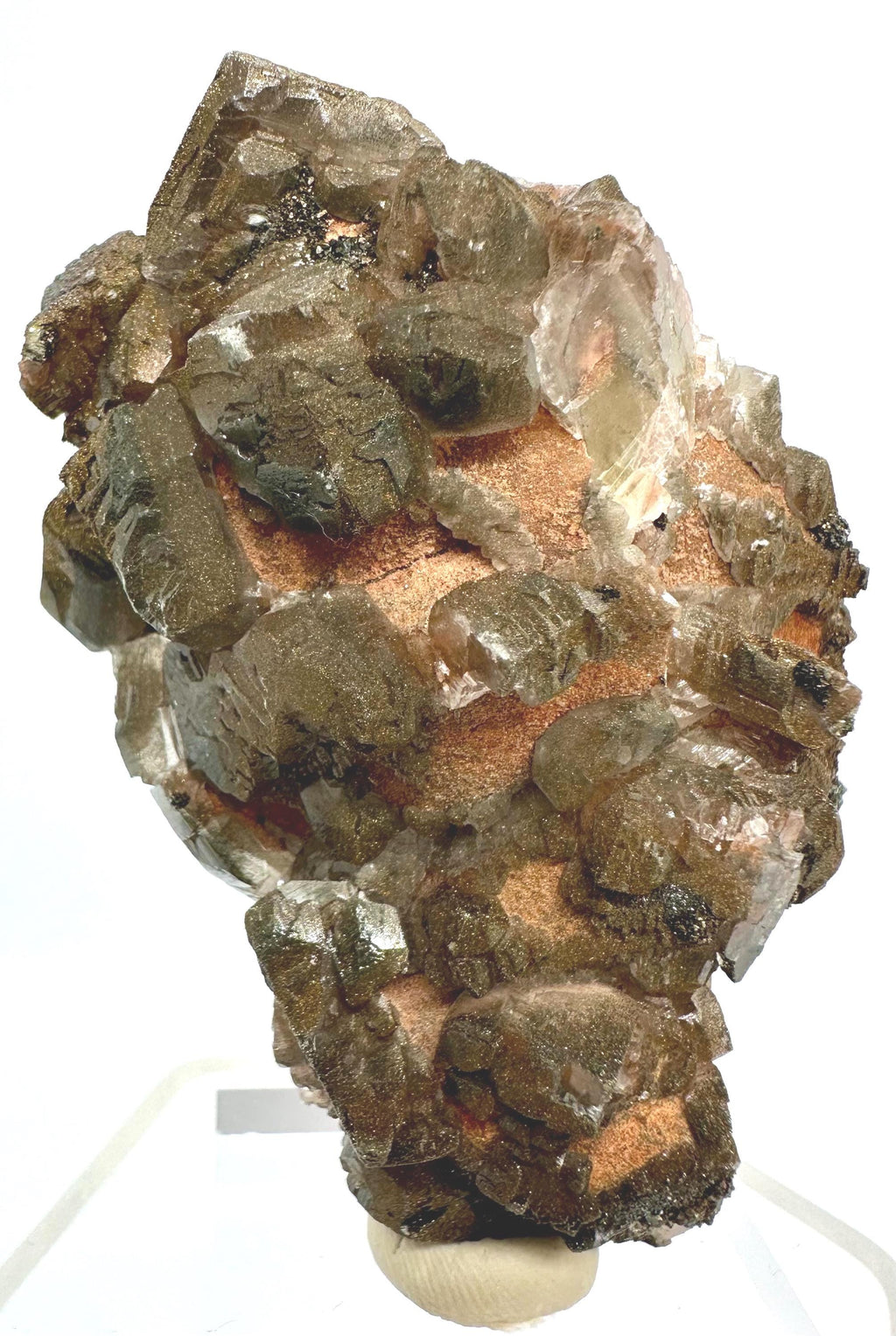 111 Grams Rare Calcite with Multi-Colored Chalcopyrite and Pyrite from Daye, HuBei