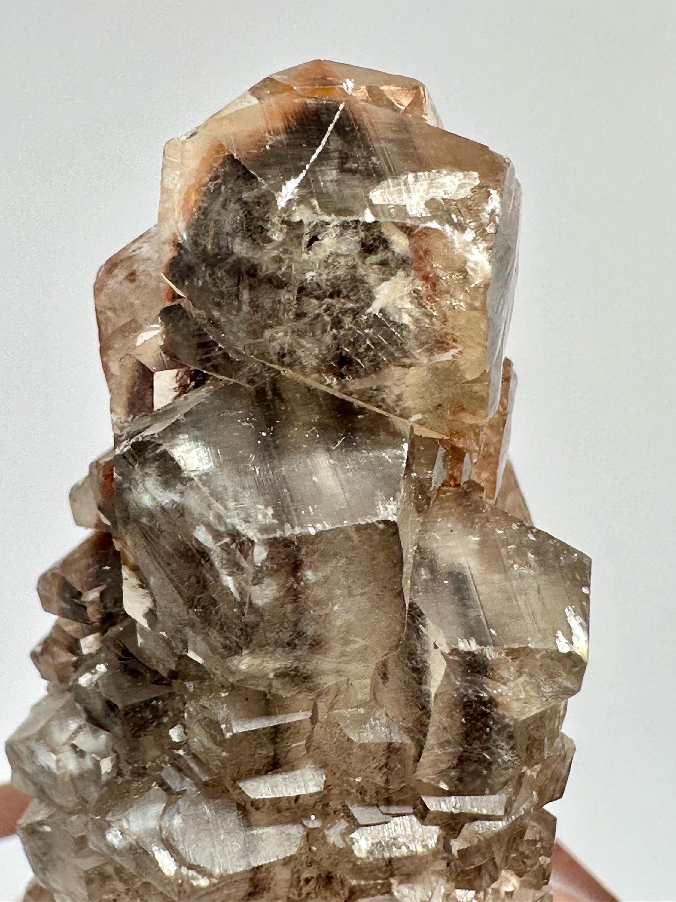 47 Grams "Turreted" Pagoda Calcite from Hubei, China