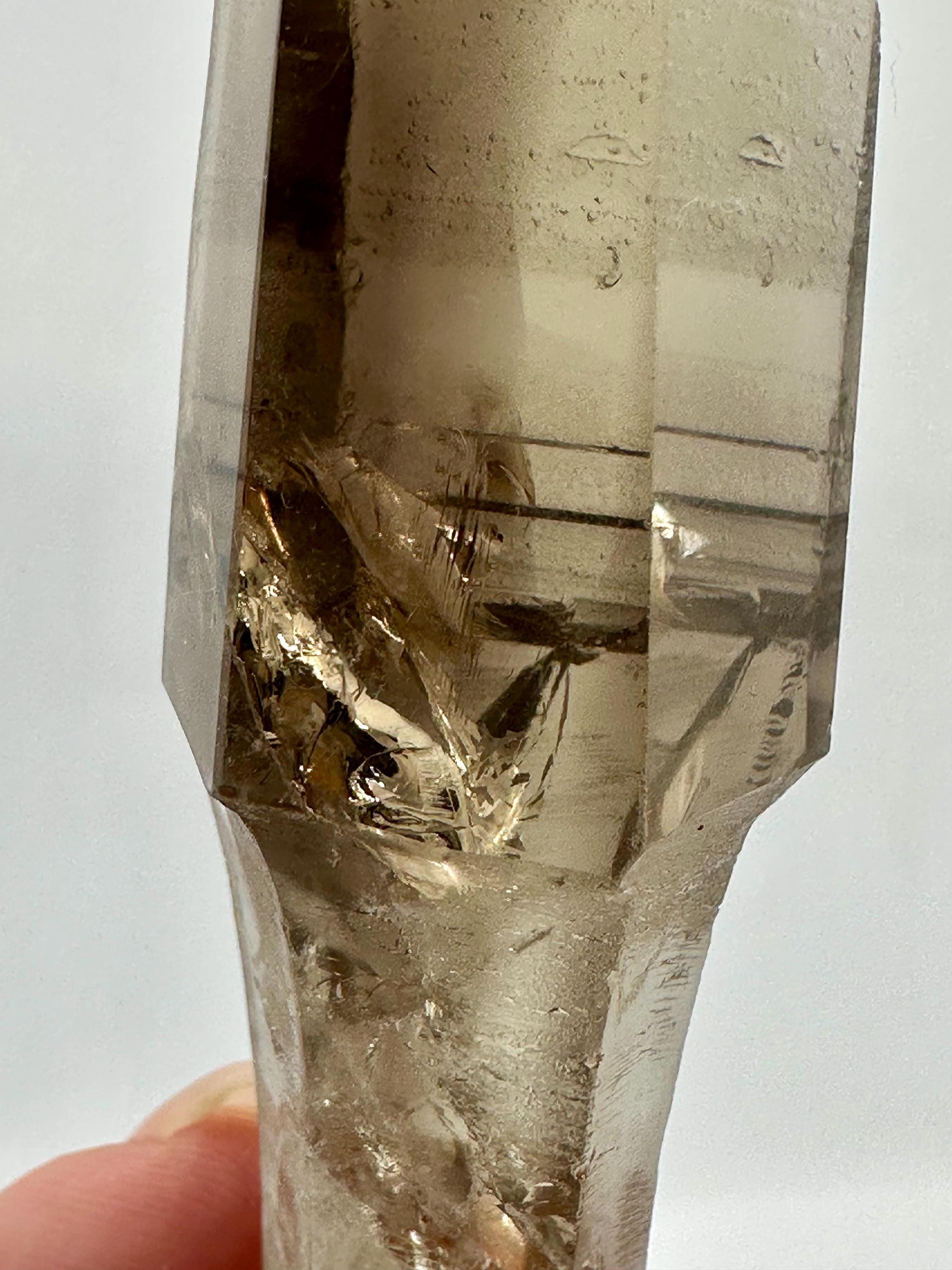 Your choice of Natural Polished Citrine & Smoky Citrine Scepters with Phantoms from Madagascar