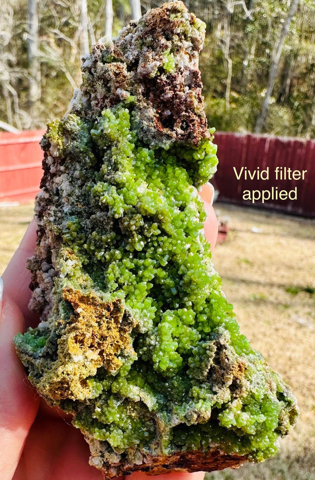 168 Grams High Quality Bright & Lustrous Green Pyromorphite Specimen