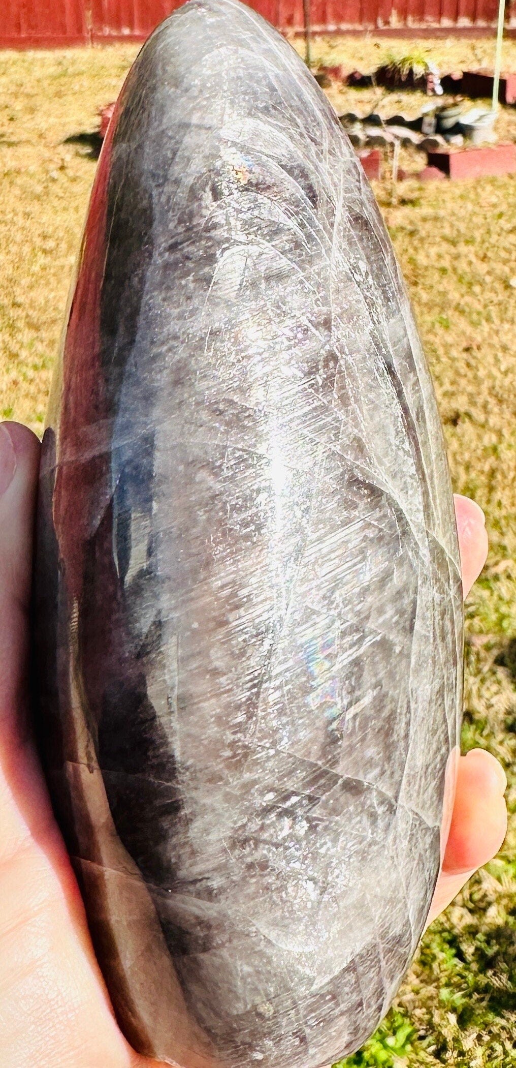 1,350 Grams Rare and unique Grey Silvery Anhydrate Free Form