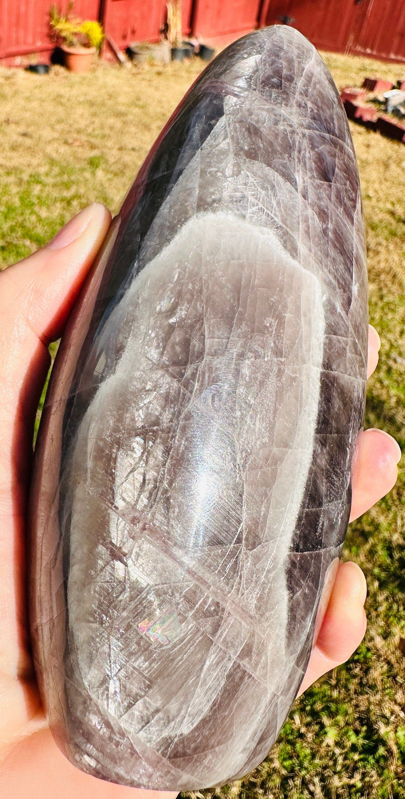 1,350 Grams Rare and unique Grey Silvery Anhydrate Free Form