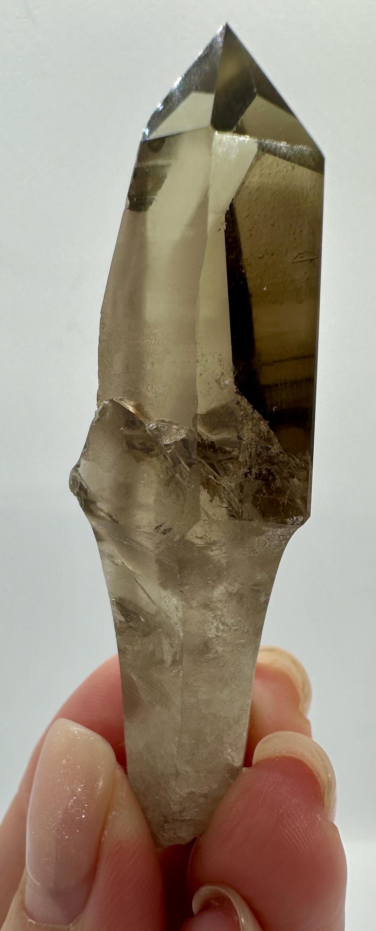 Your choice of Natural Polished Citrine & Smoky Citrine Scepters with Phantoms from Madagascar