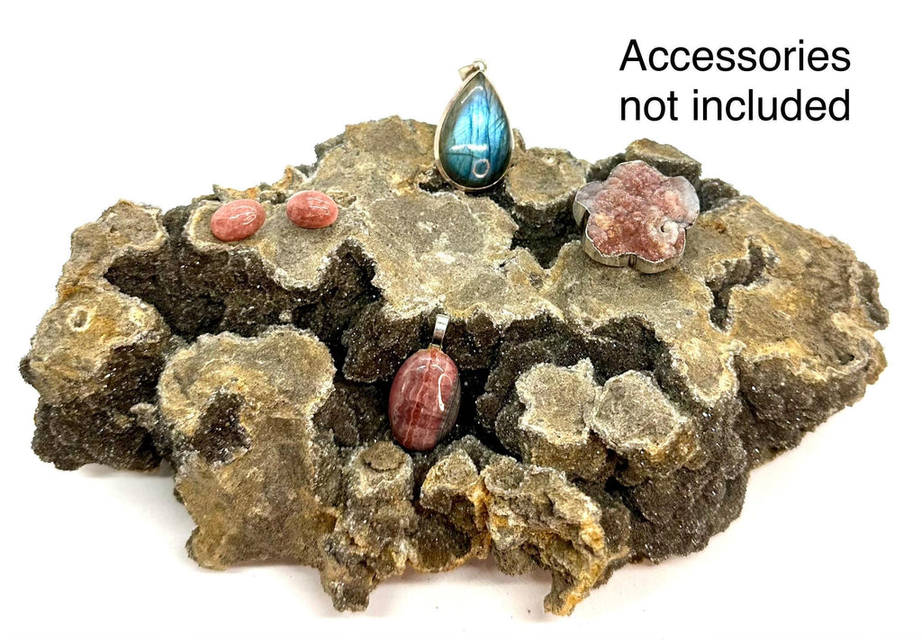 1571 grams Druze Dolomite Matrix, Unique and Exclusive Jewelry Display & Collector’s Specimen from Herkimer County, New York