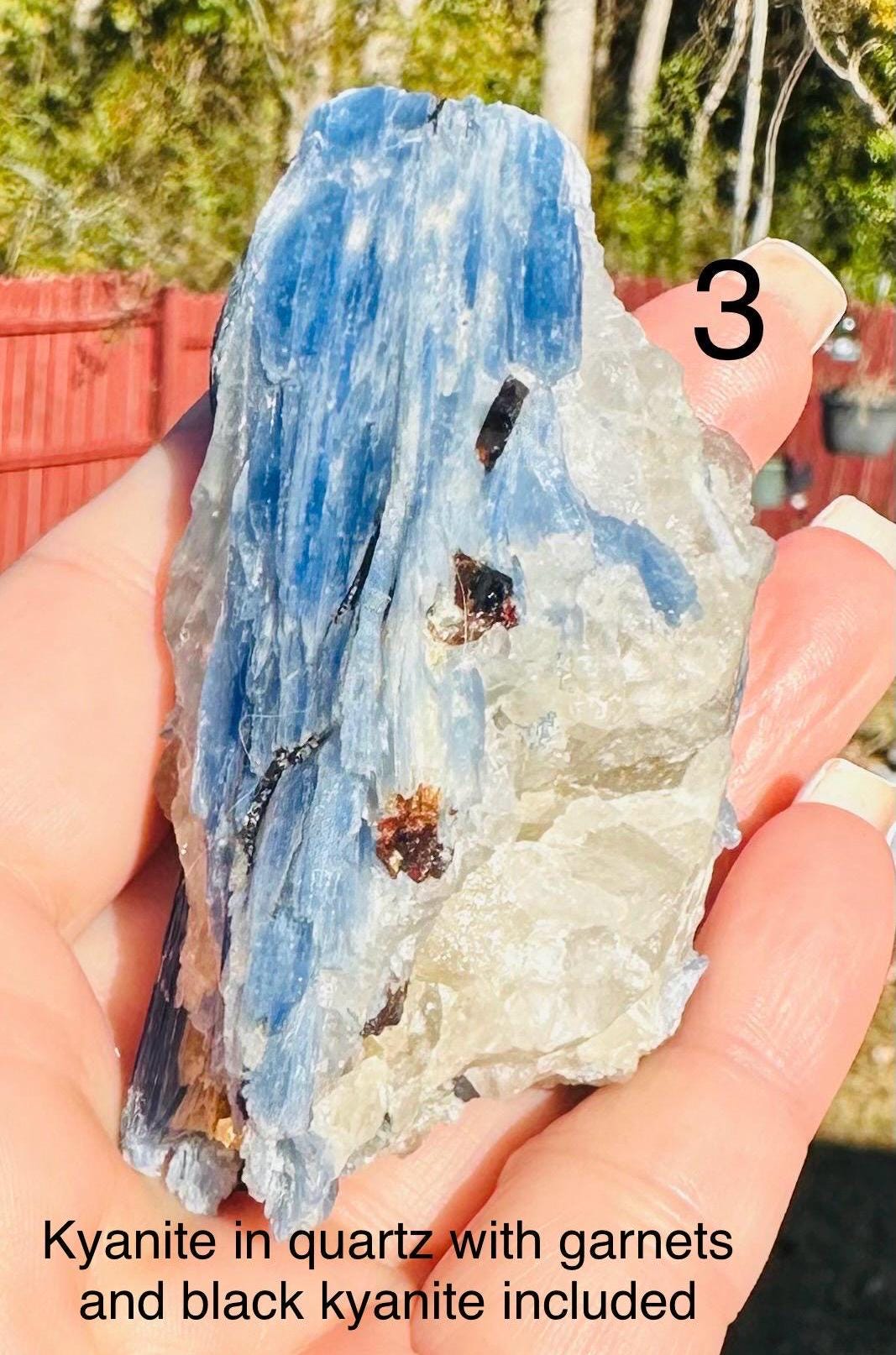 Your Choice of Paraiba Blue Kyanite in Quartz