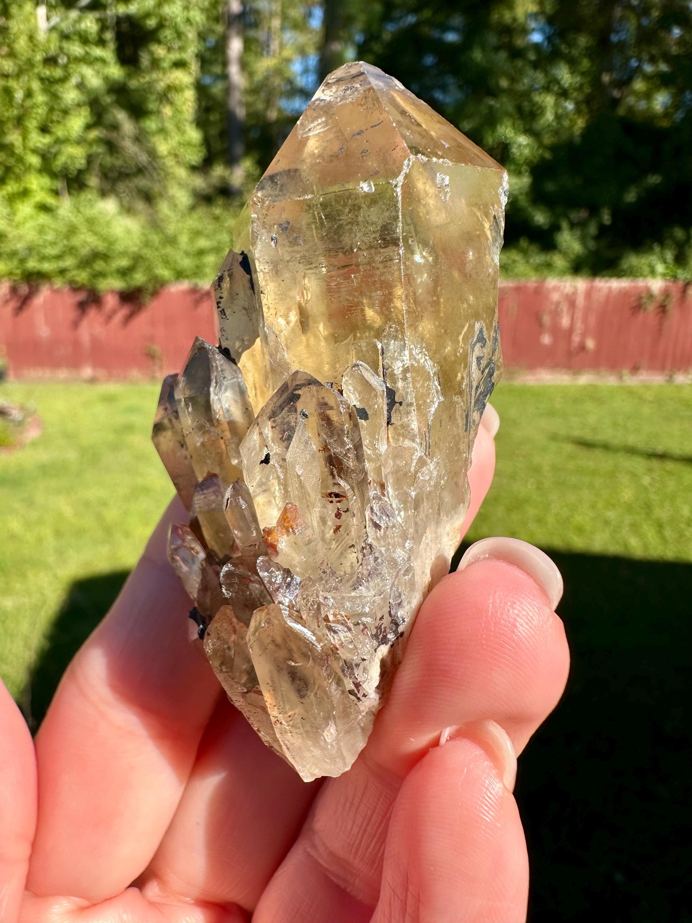 97 Grams Kundalini Citrine Cluster from RD Congo