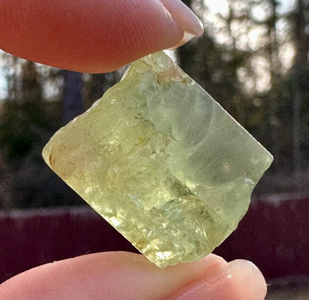 19 Grams Transparent Hexagonal Heliodor from Brazil