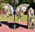 Orbicular Ocean Jasper Butterfly & Tower Set