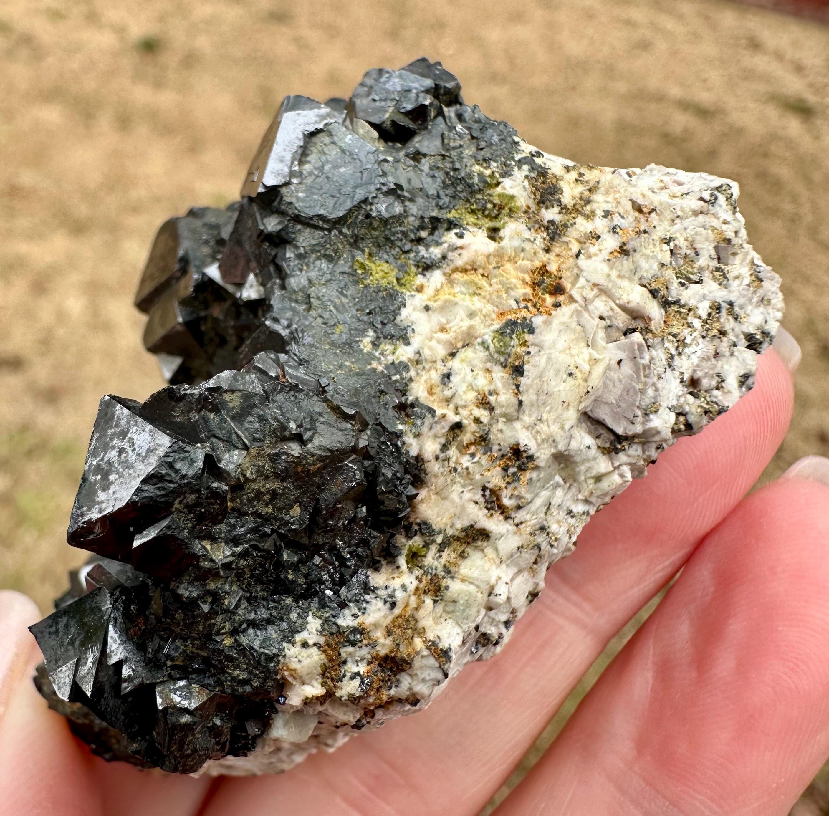 118 grams Magnetite Cluster in Matrix from Morocco
