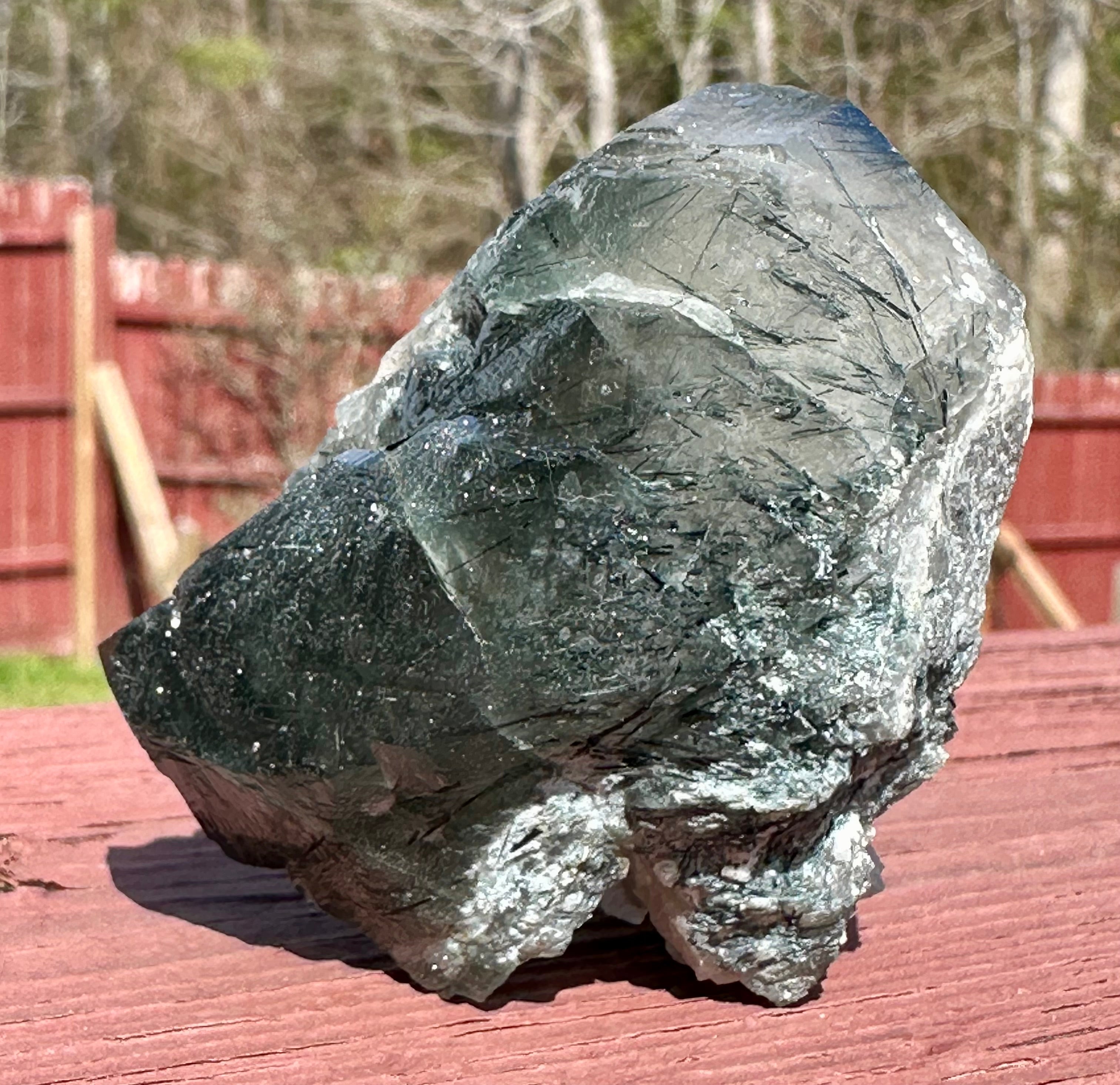 148 Grams Riebeckite-Rich Gwindel‑Like Quartz with Multiple Record Keepers — Skardu, Pakistan