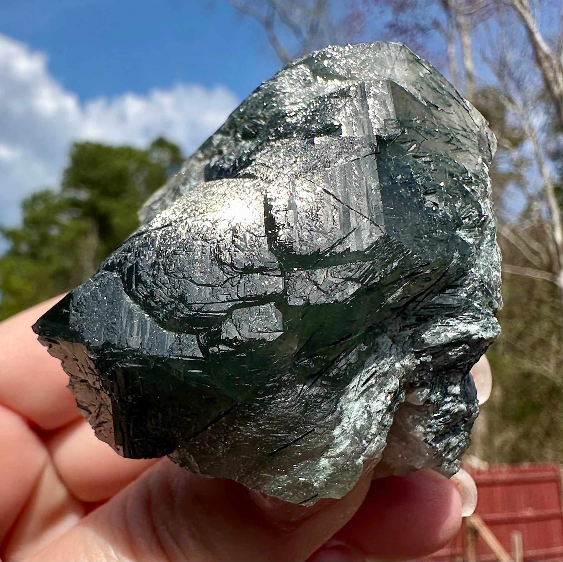 148 Grams Riebeckite-Rich Gwindel‑Like Quartz with Multiple Record Keepers — Skardu, Pakistan