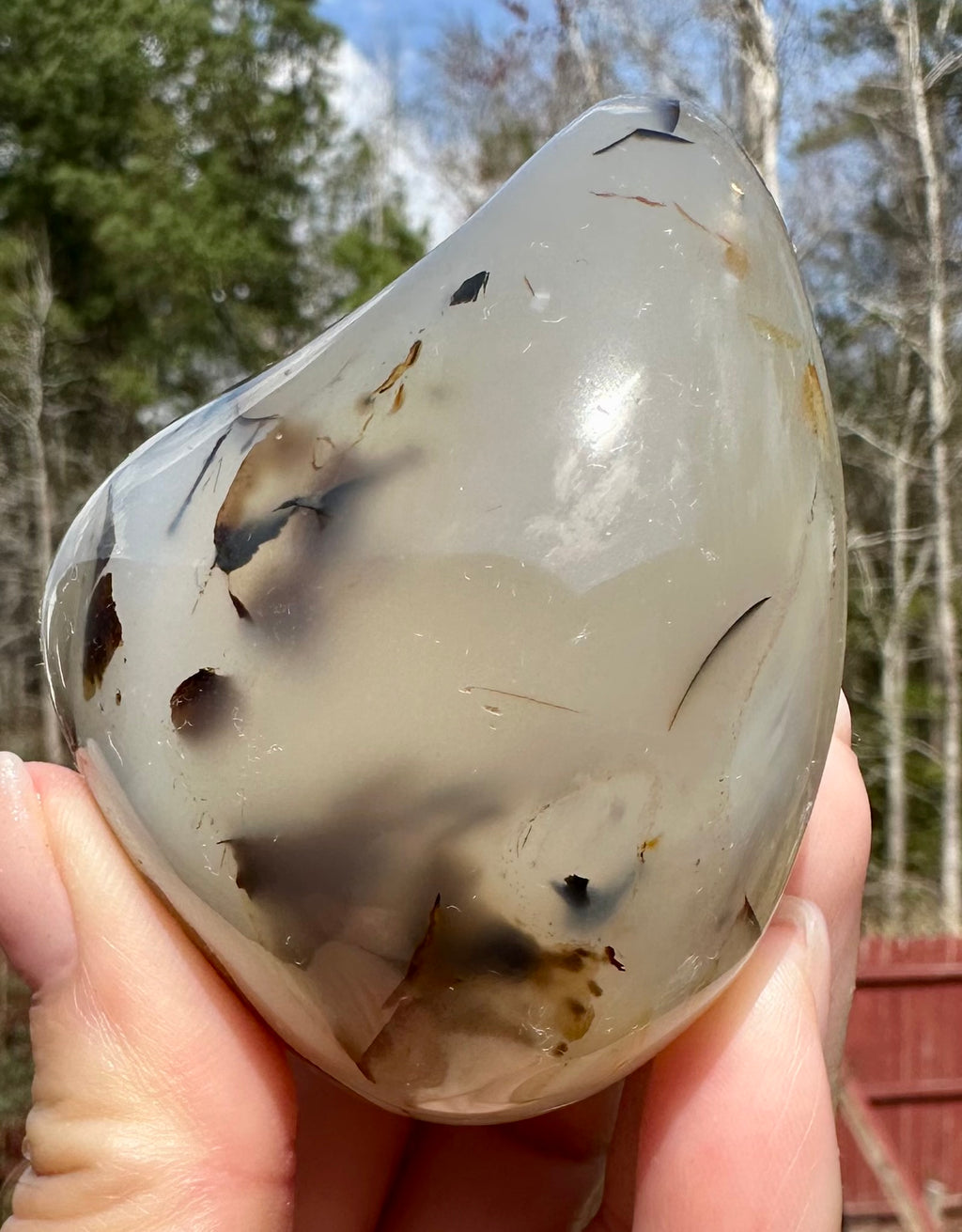 Dendritic Agate Set — Slab, Freeform & Point from Madagascar