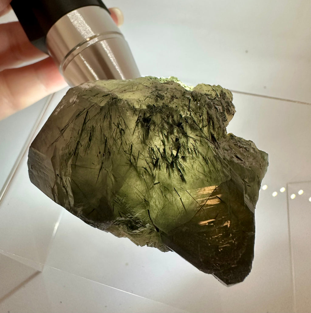 148 Grams Riebeckite-Rich Gwindel‑Like Quartz with Multiple Record Keepers — Skardu, Pakistan