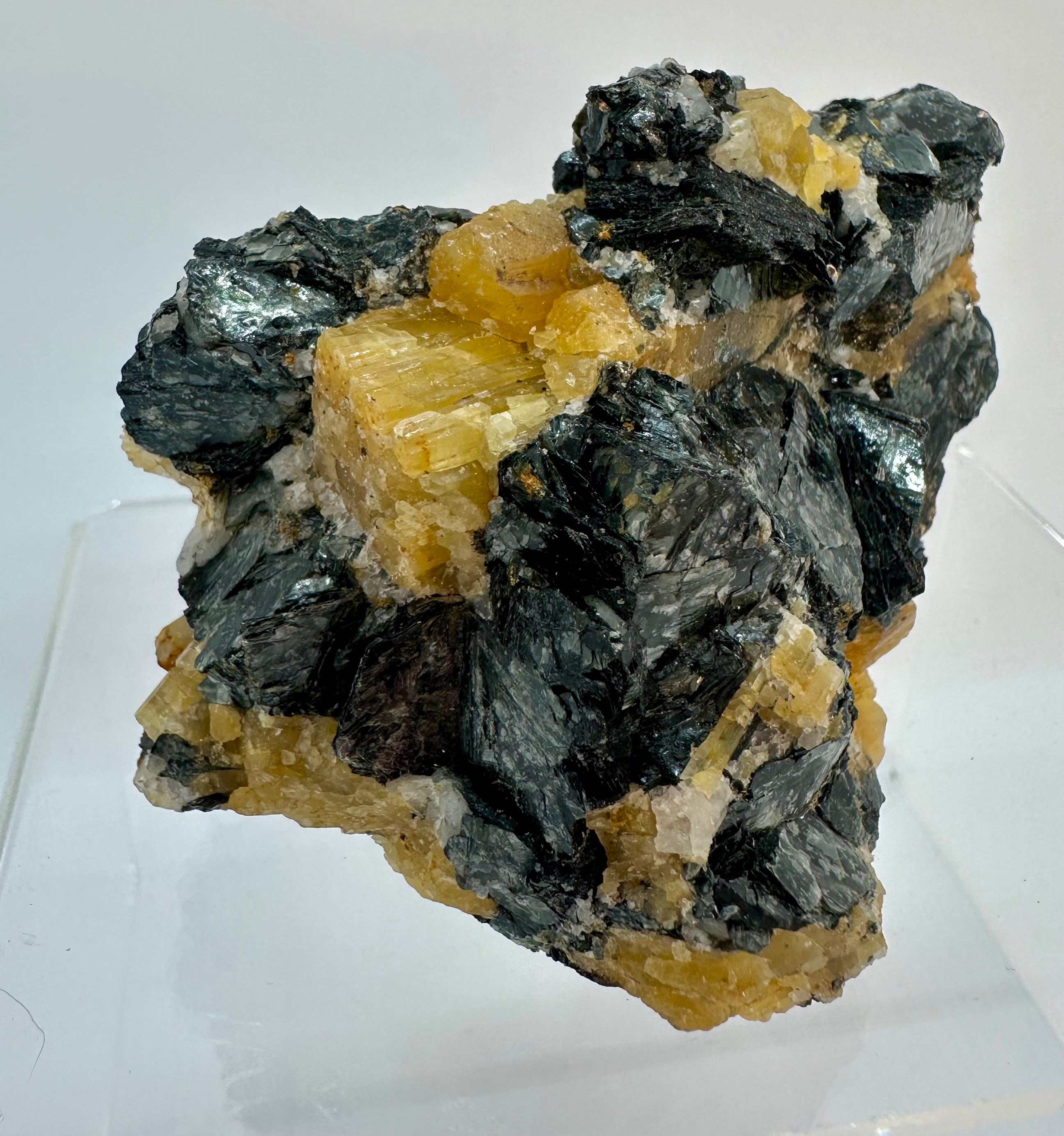 Brazilian Yellow Tourmaline in Biotite