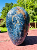 500 Grams Exceptional Dumortierite Freeform, Deep Blue with Natural Matrix & Golden Flecks - A Special Find for Collectors