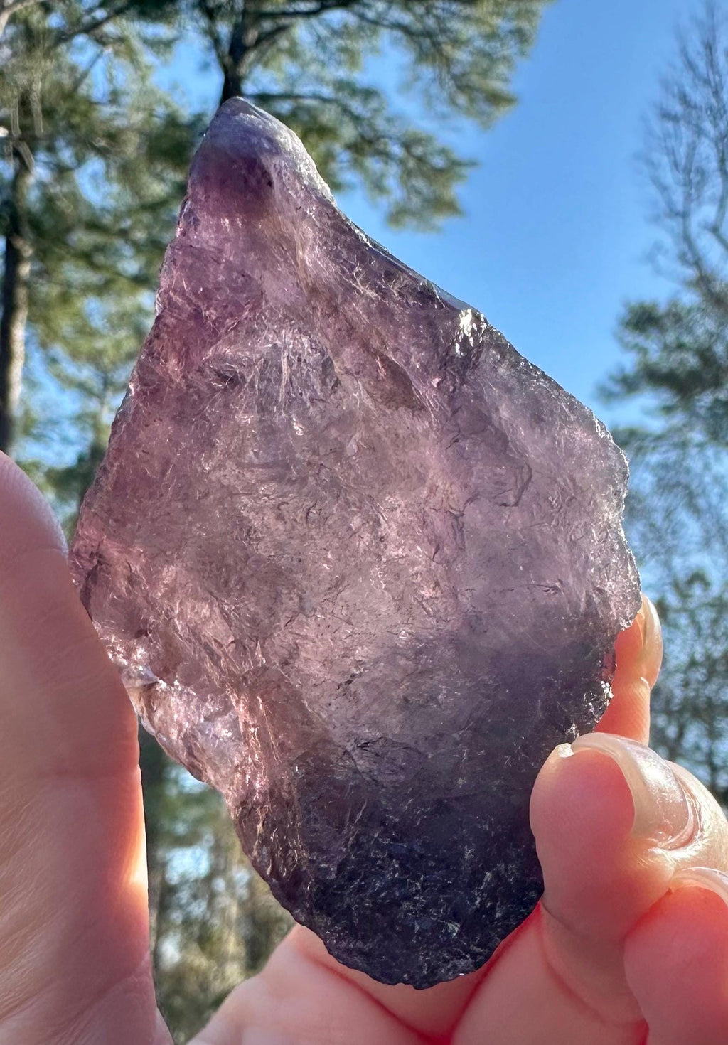 96 grams Translucent Purple Scapolite from Afghanistan