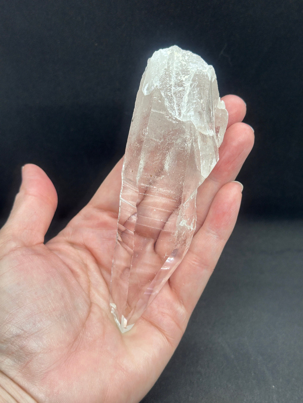200 Grams Stunning Diamantina Glass Clear Muzo Habit Authentic Blue Needles Lemurian Quartz from Diamantina Mines of Minas Gerais
