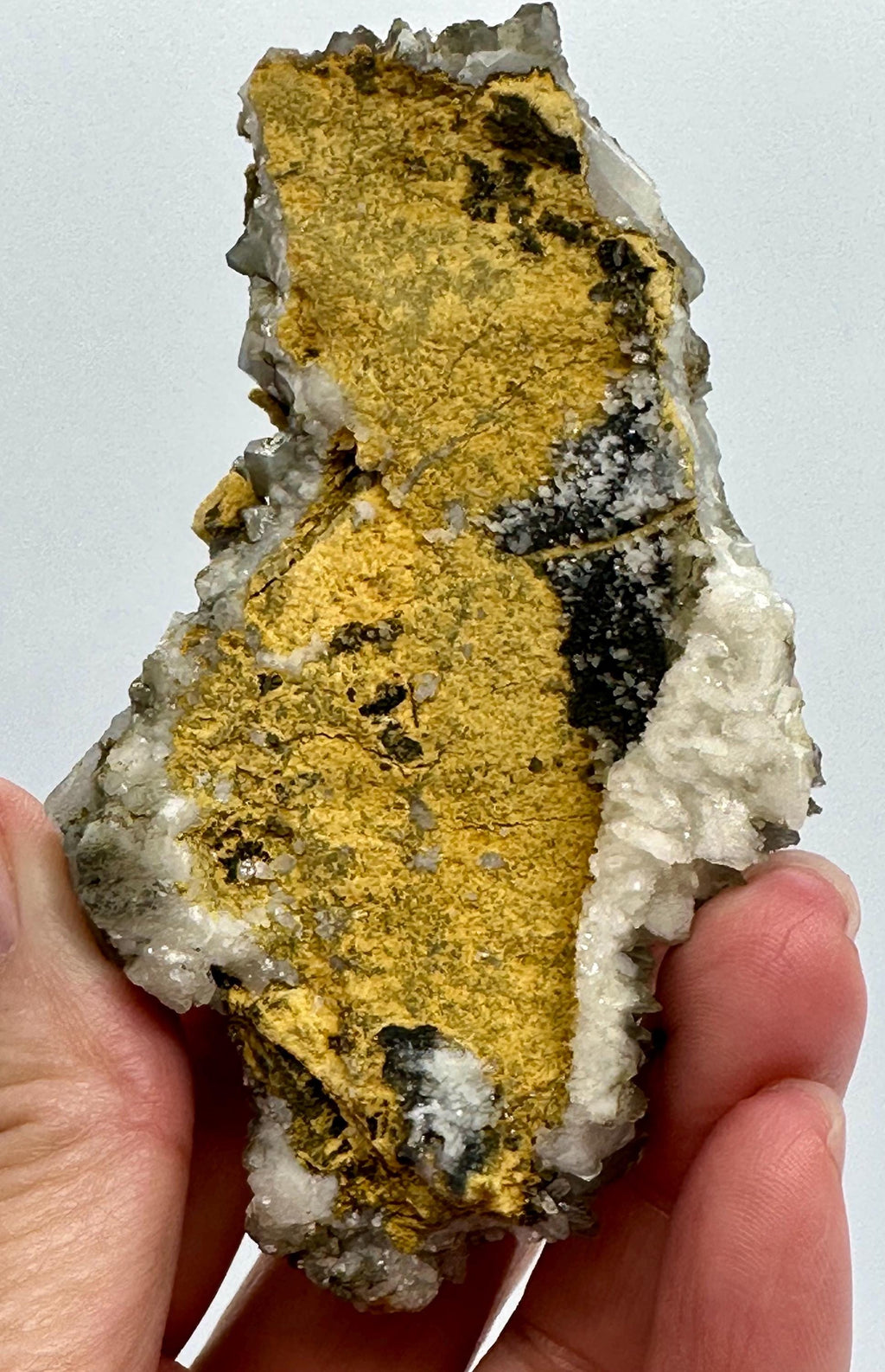 104 Grams Dragon Scale–Like Dogtooth Calcite Cluster from Hunan Province, China