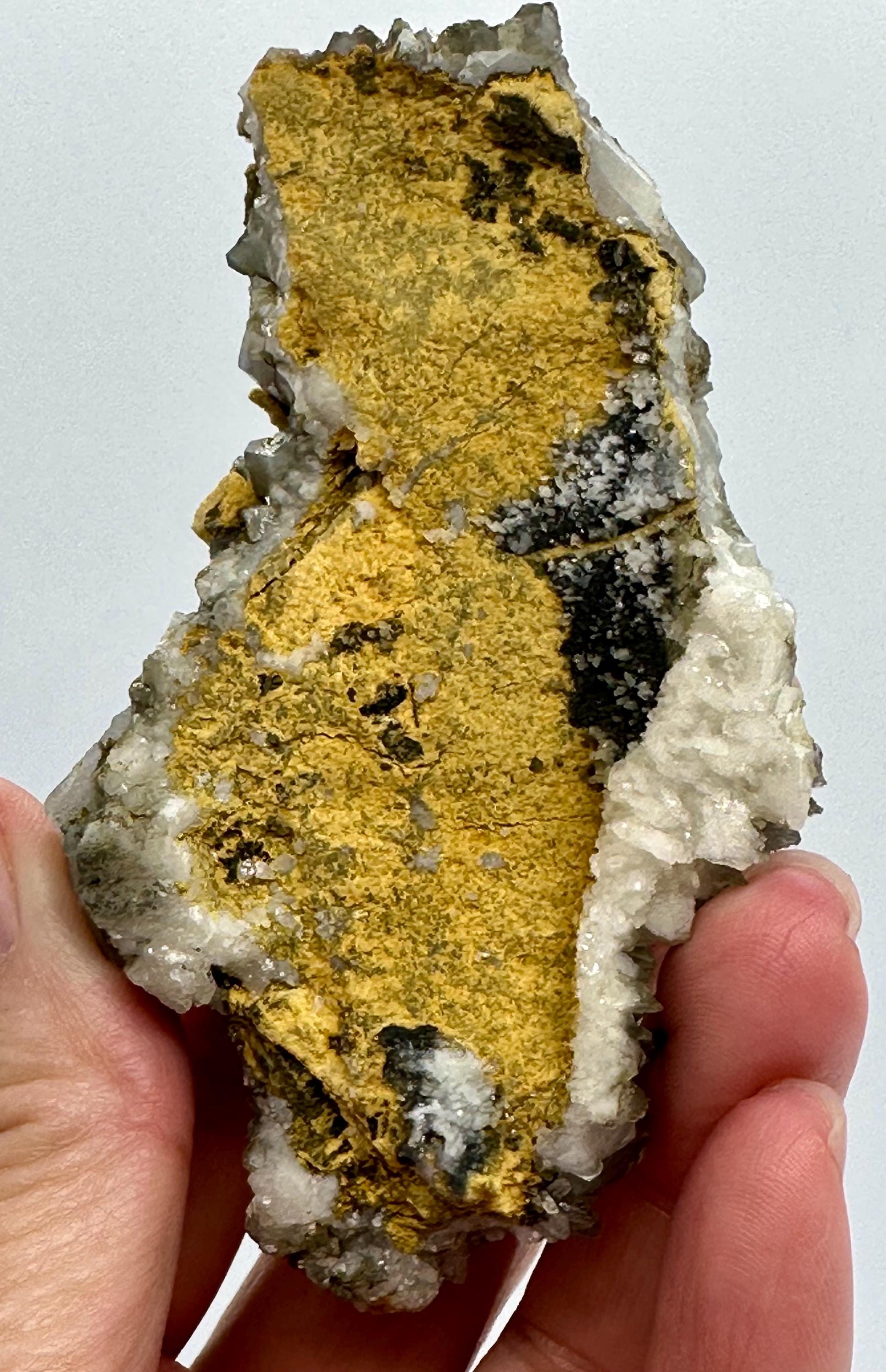 104 Grams Dragon Scale–Like Dogtooth Calcite Cluster from Hunan Province, China