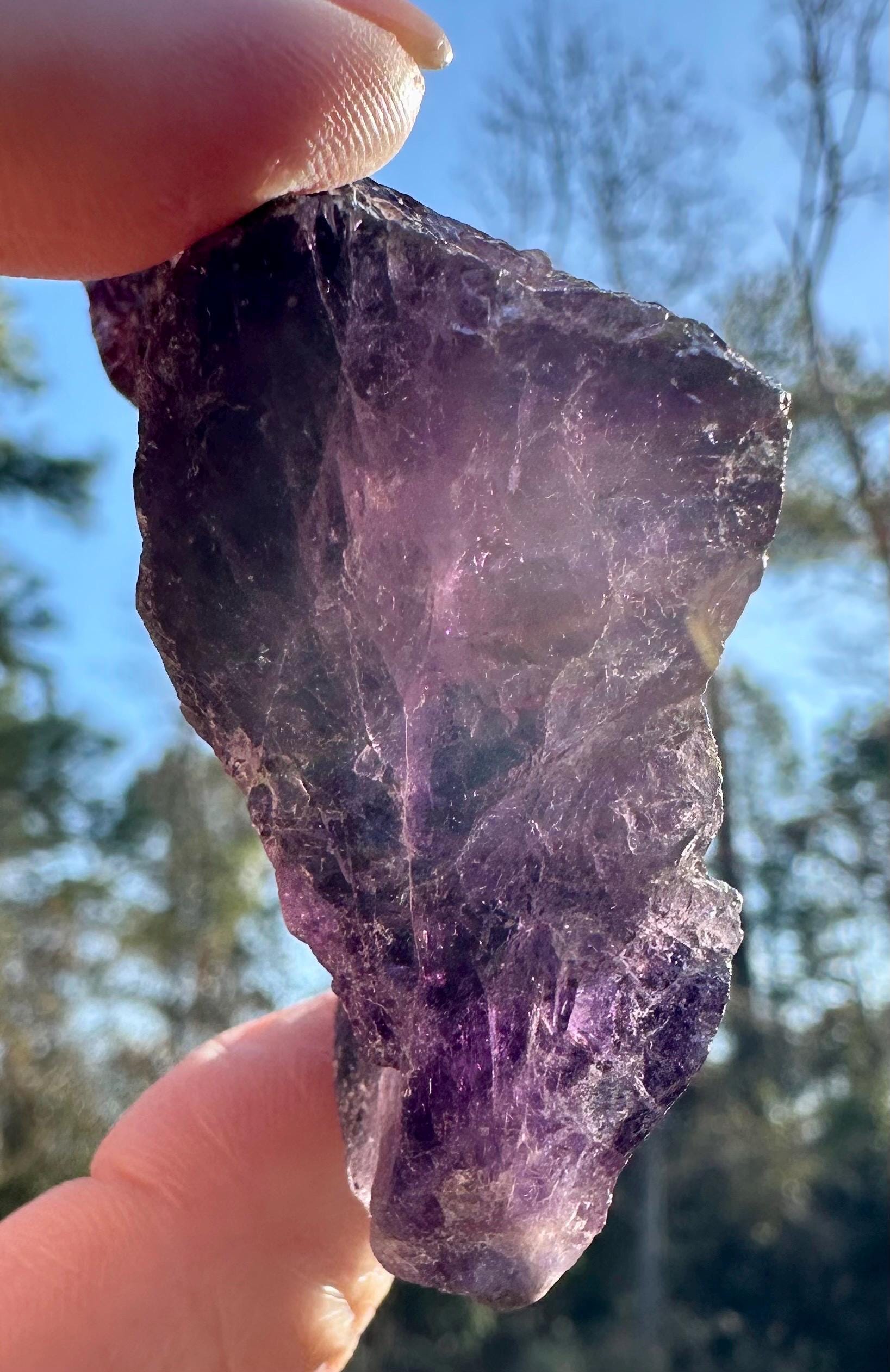 96 grams Translucent Purple Scapolite from Afghanistan