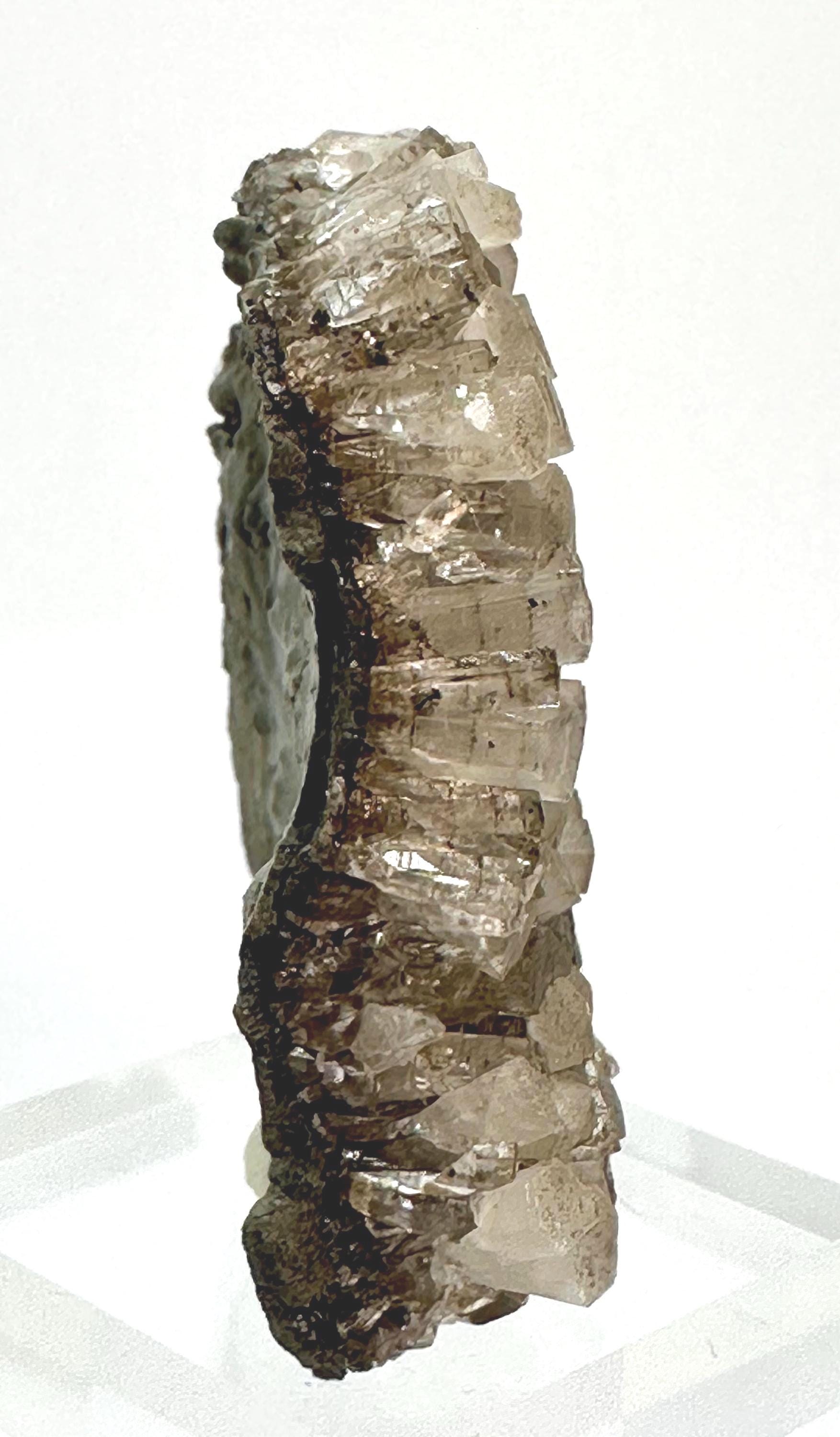 59 Grams Smoky Columnar Calcite from Fugian, China