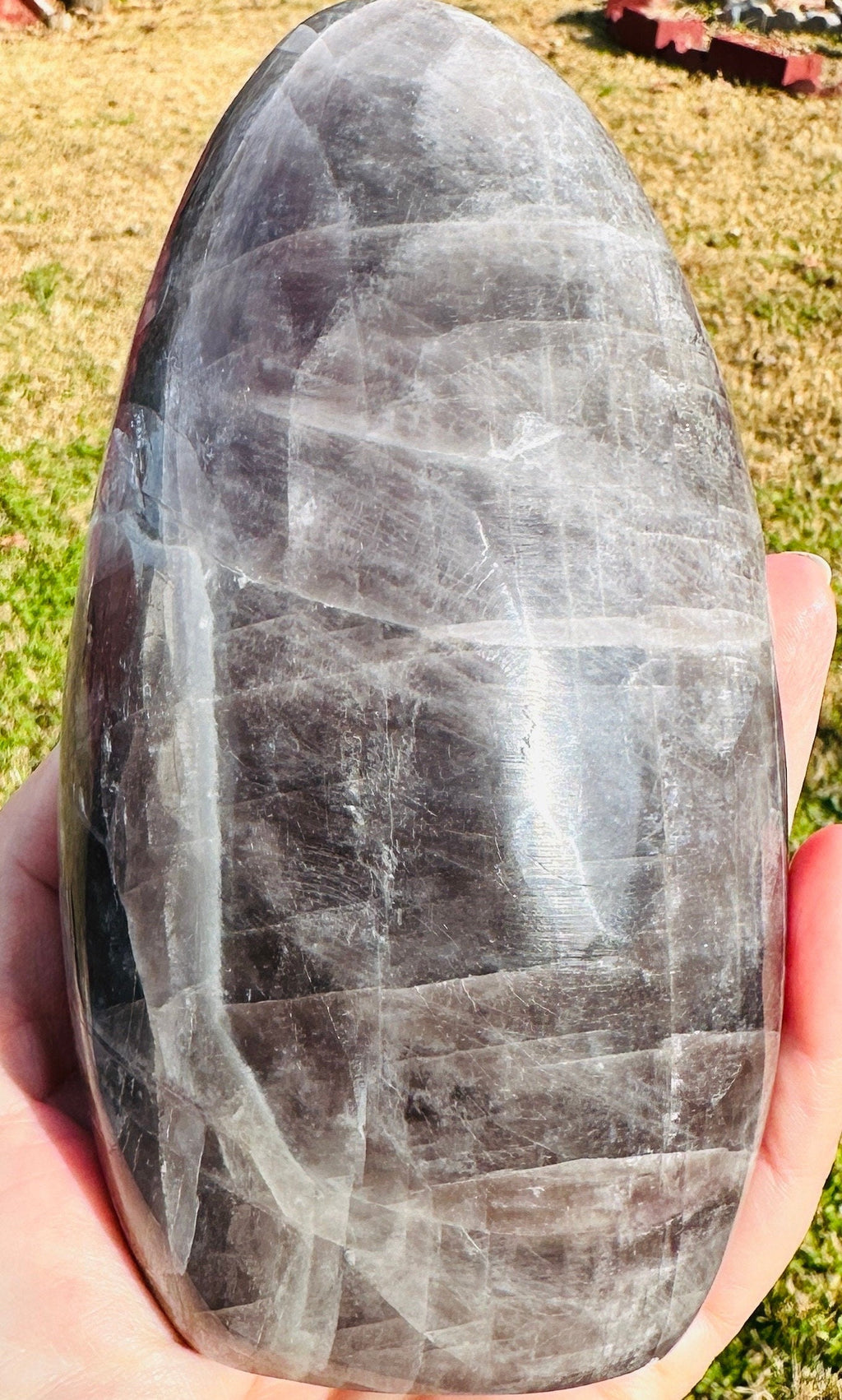 1,350 Grams Rare and unique Grey Silvery Anhydrate Free Form