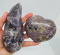 Unicorn Stone Crystal Set - Flame & Heart Carvings