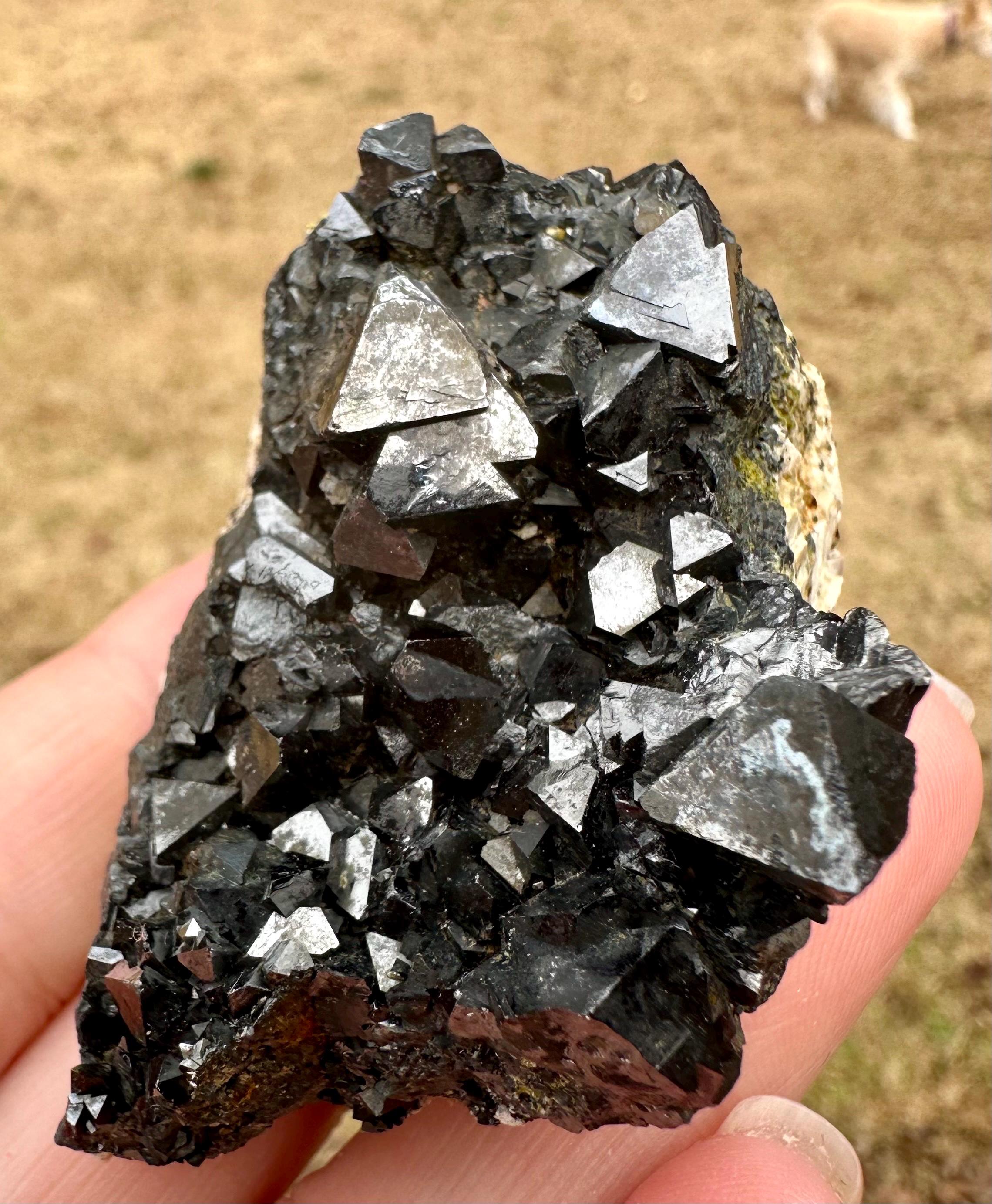 118 grams Magnetite Cluster in Matrix from Morocco