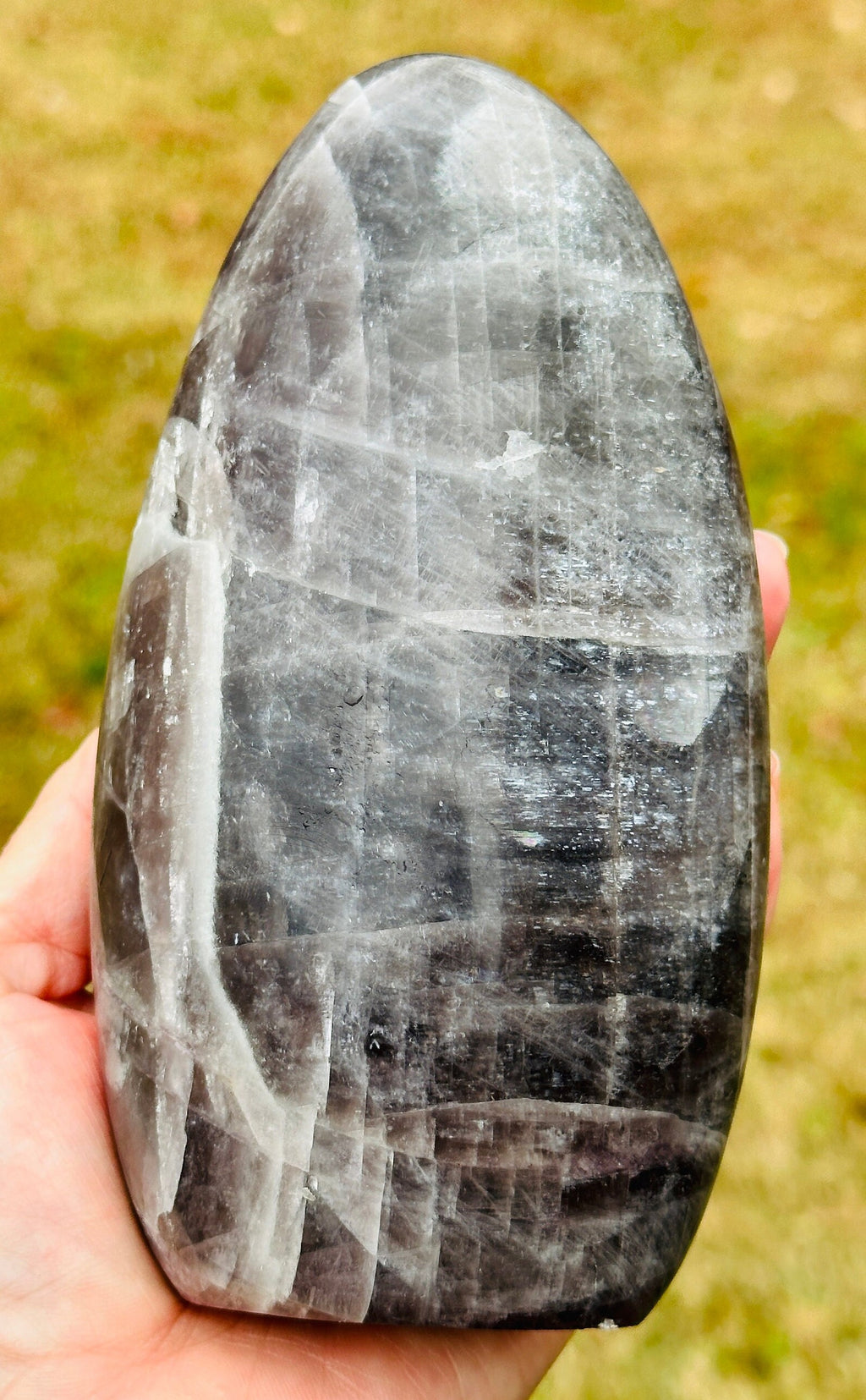 1,350 Grams Rare and unique Grey Silvery Anhydrate Free Form