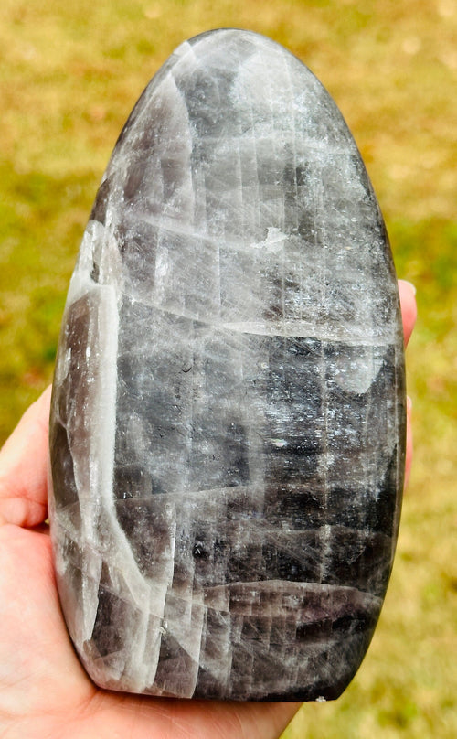 1,350 Grams Rare and unique Grey Silvery Anhydrate Free Form