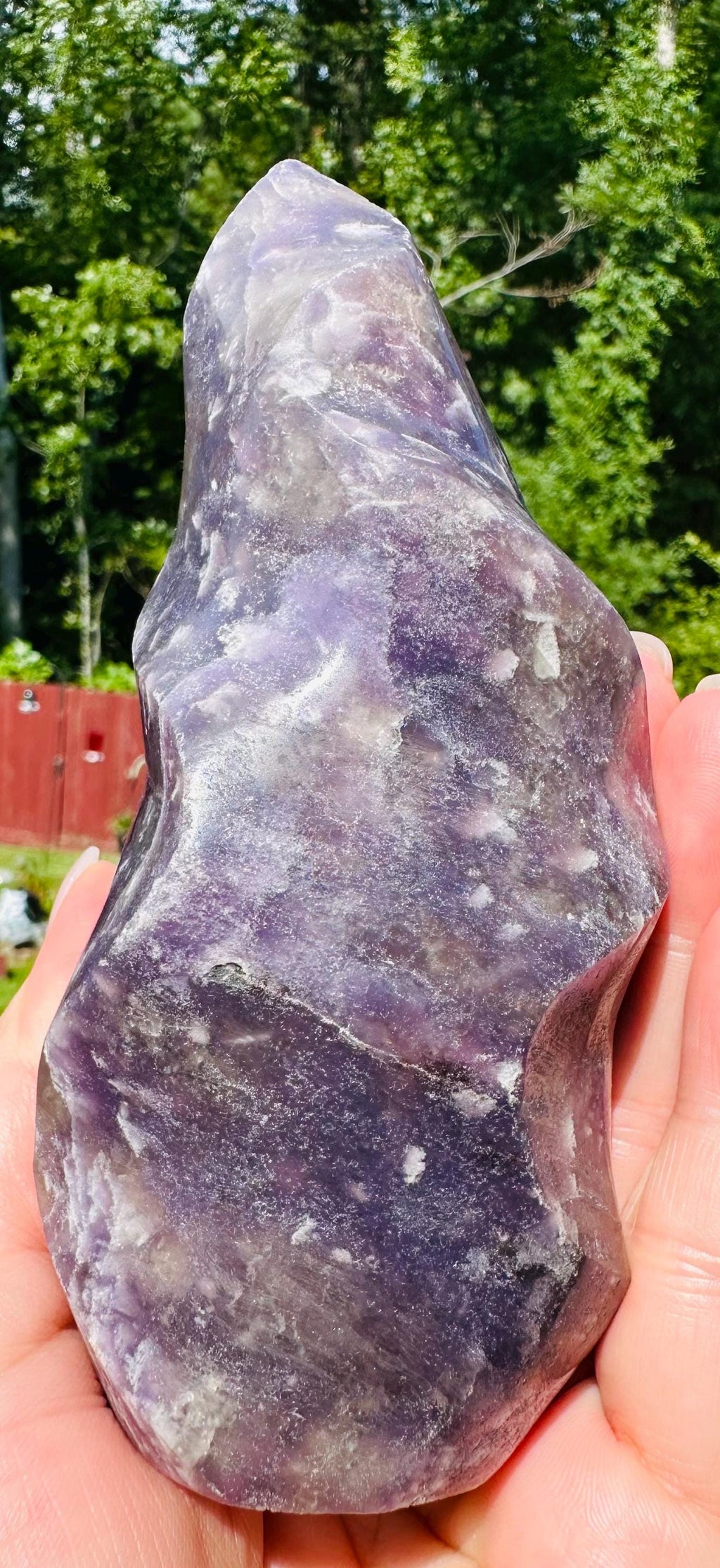 Unicorn Stone Crystal Set - Flame & Heart Carvings