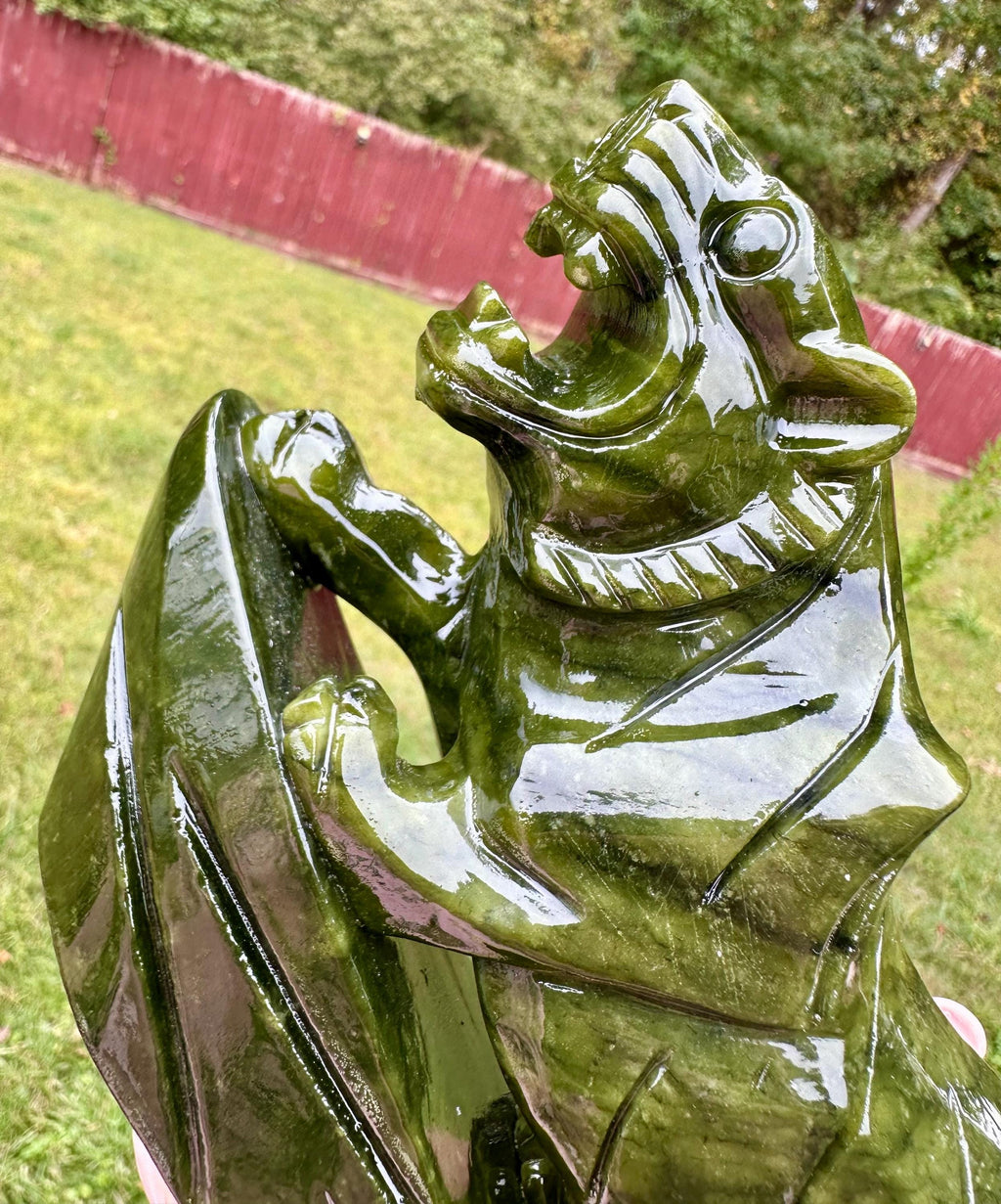 1147 Grams Nephrite Jade Tiger Carving – Guardian of Vitality and Grace