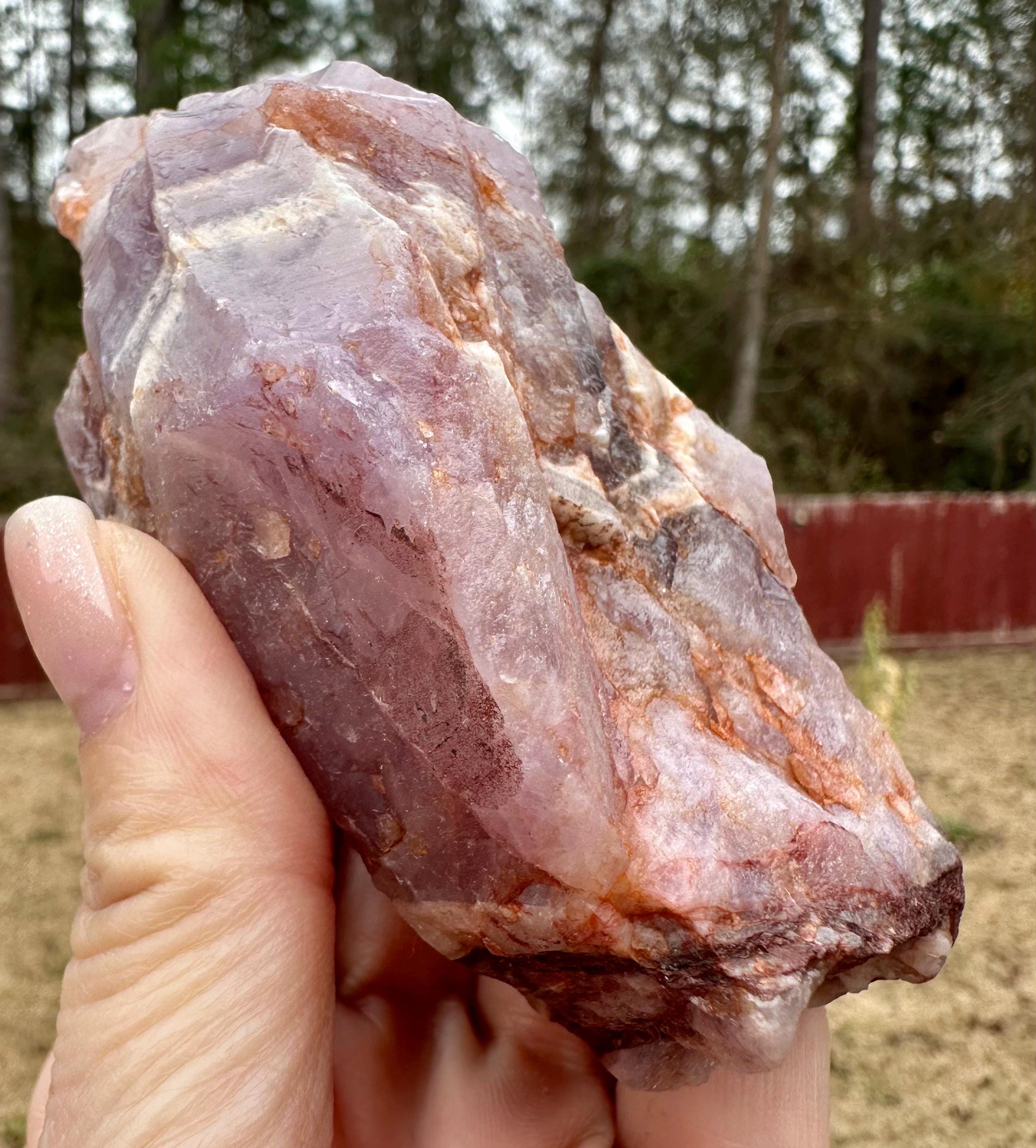 367 grams Raw Dream Amethyst “Dragon Tooth” from Brazil