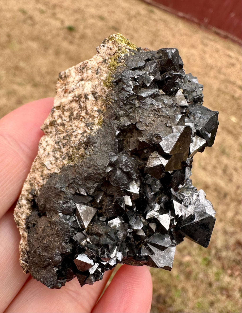 118 grams Magnetite Cluster in Matrix from Morocco