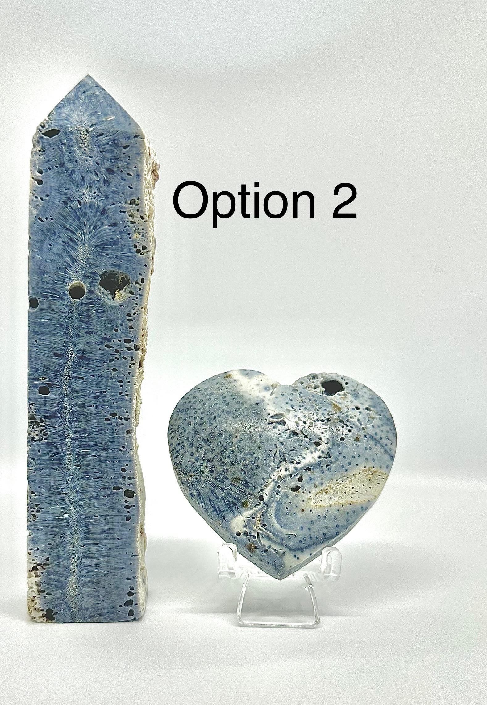 Blue Coral Crystal Set from Indonesia
