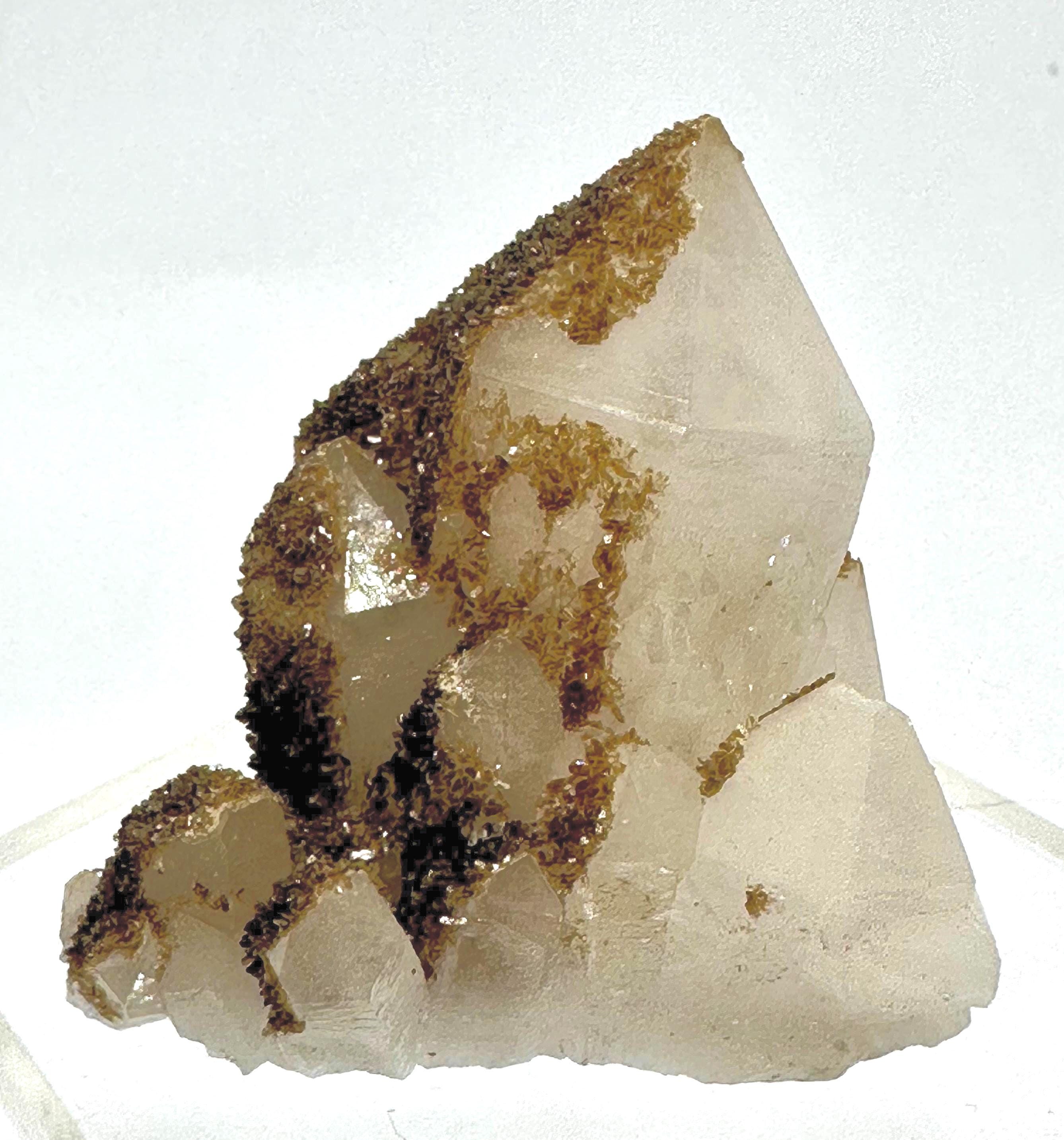 72 Grams Milky Quartz with Sparkling Drusy Veil from Brazil