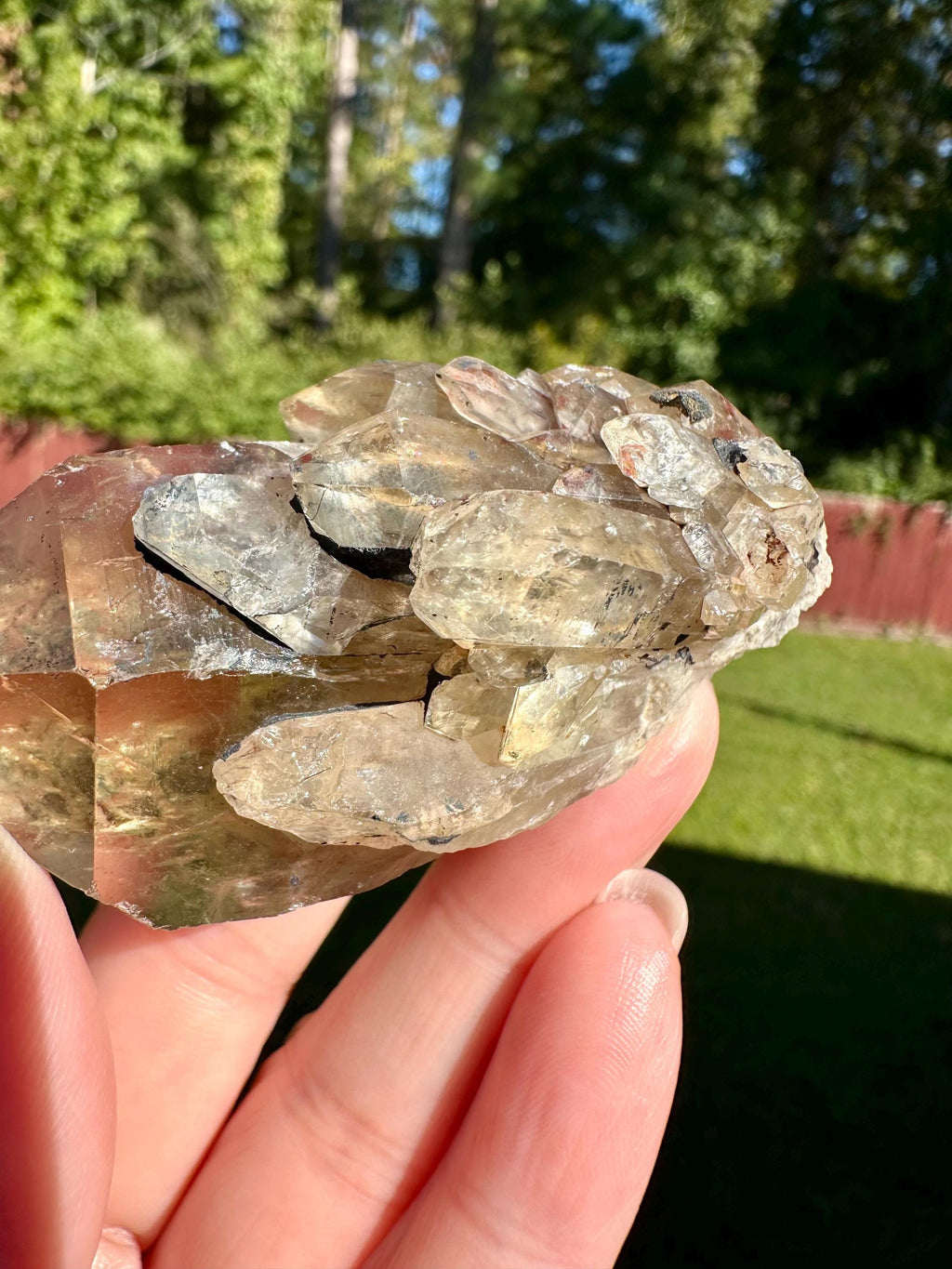97 Grams Kundalini Citrine Cluster from RD Congo