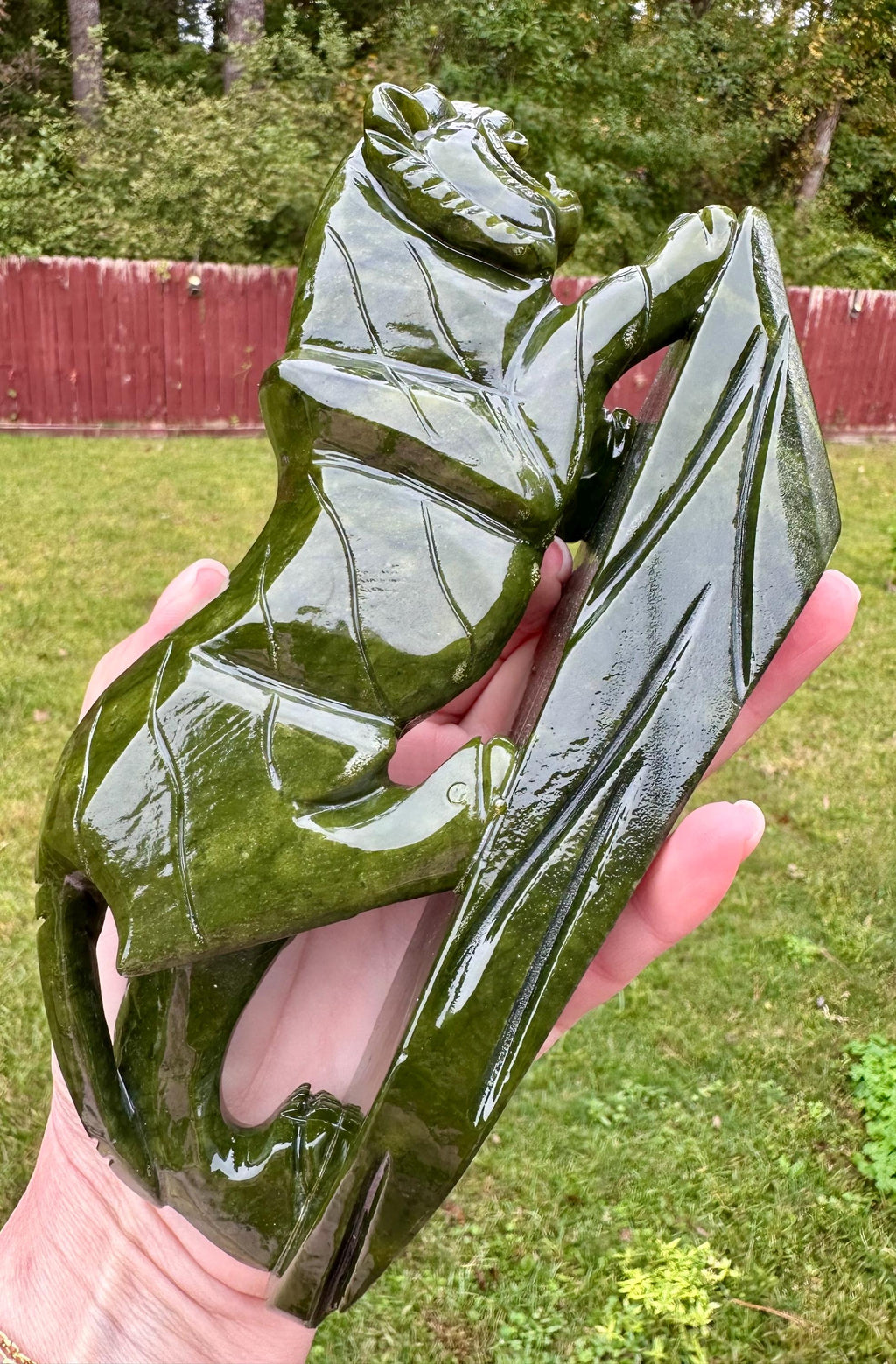 1147 Grams Nephrite Jade Tiger Carving – Guardian of Vitality and Grace