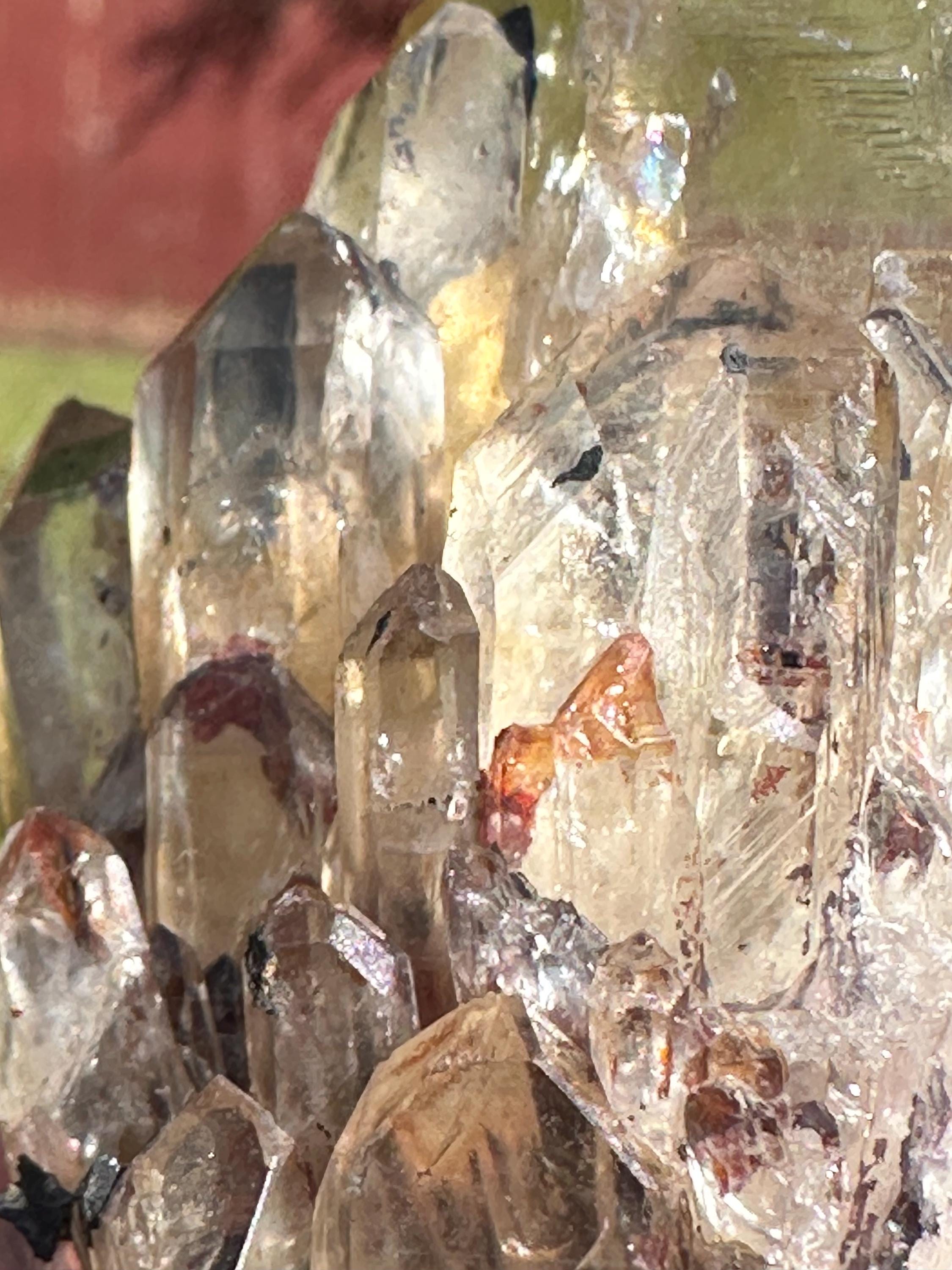97 Grams Kundalini Citrine Cluster from RD Congo