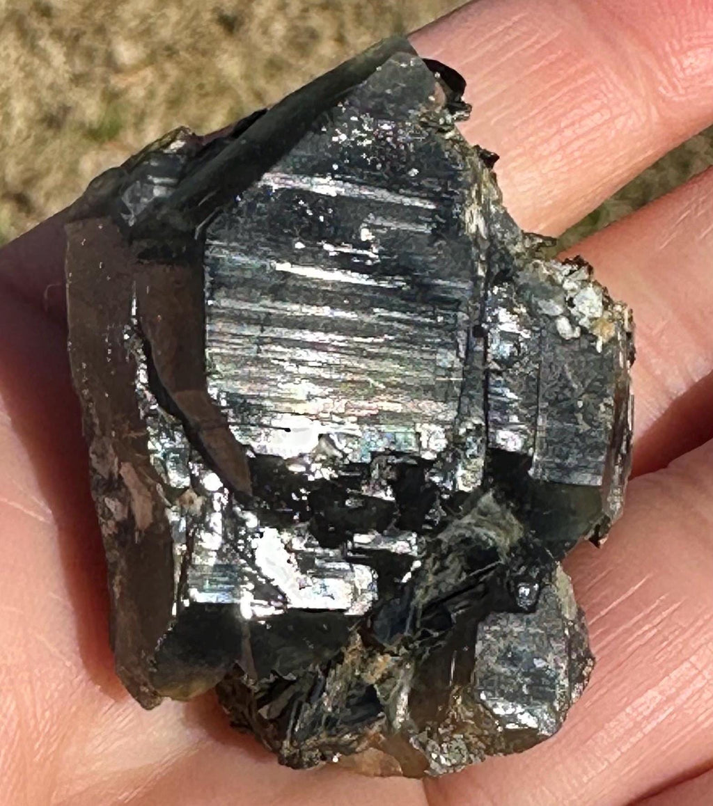 45 Grams DT Blue Riebeckite included Quartz From Pakistan