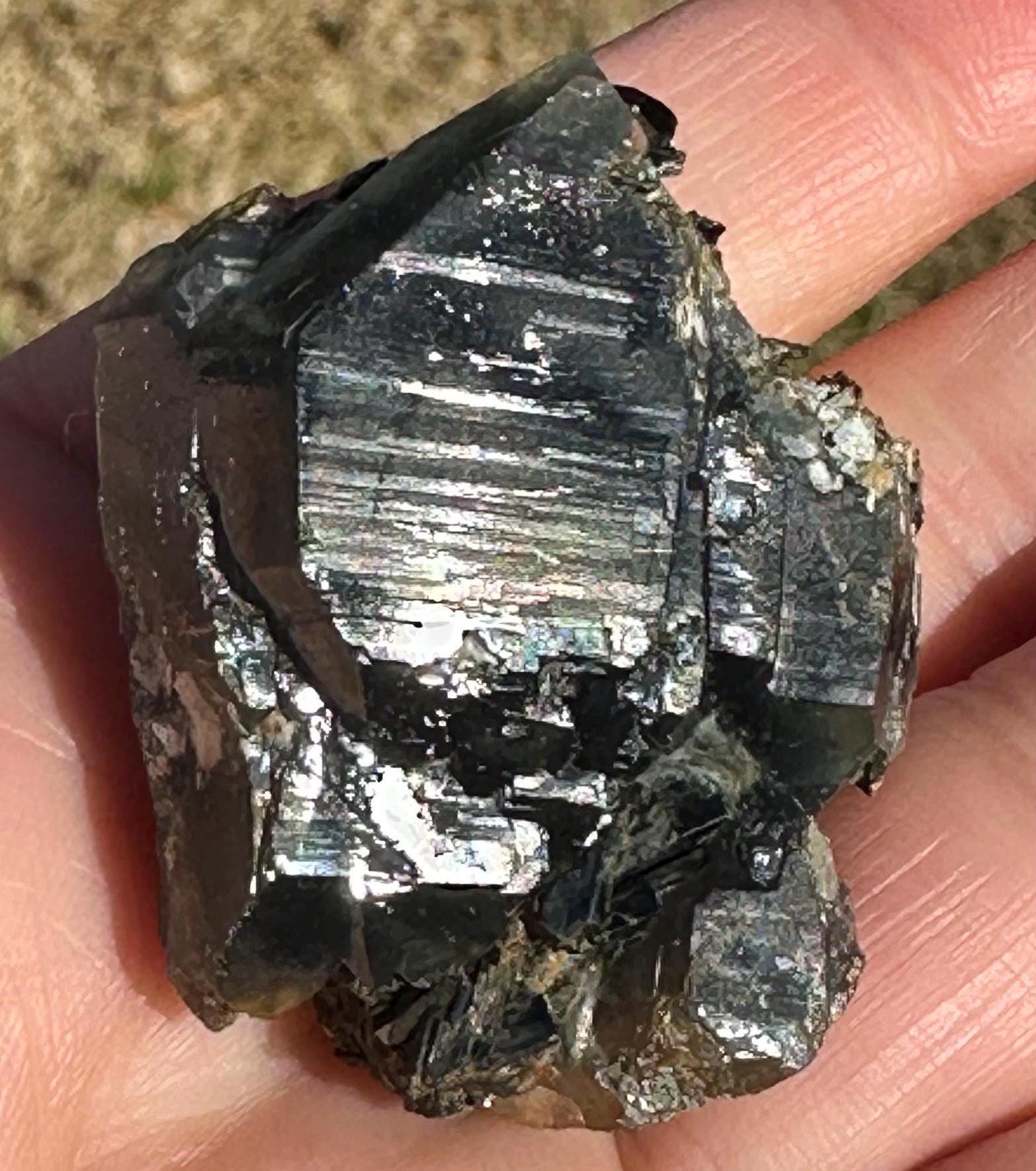 45 Grams DT Blue Riebeckite included Quartz From Pakistan