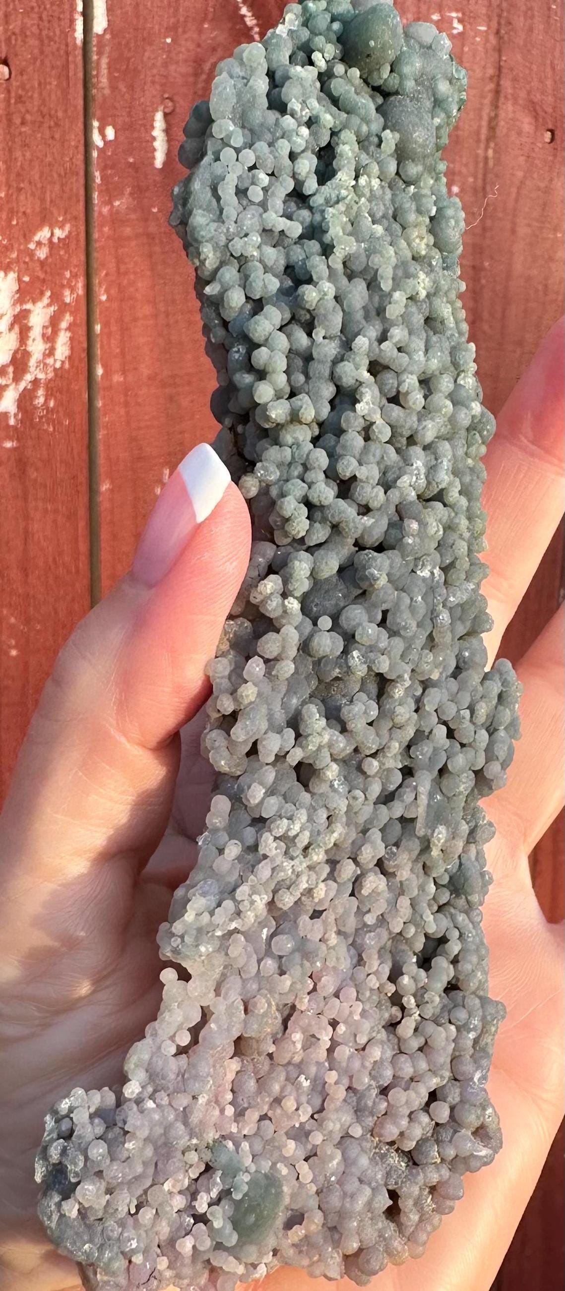 294 Grams Bi Color Grape Agate from Indonesia