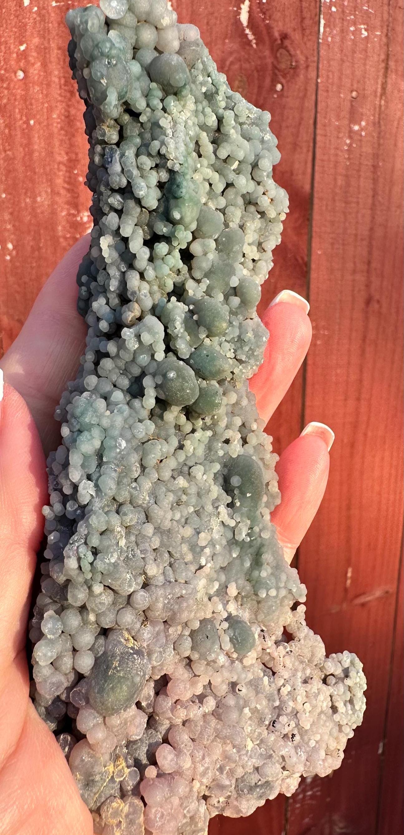 294 Grams Bi Color Grape Agate from Indonesia