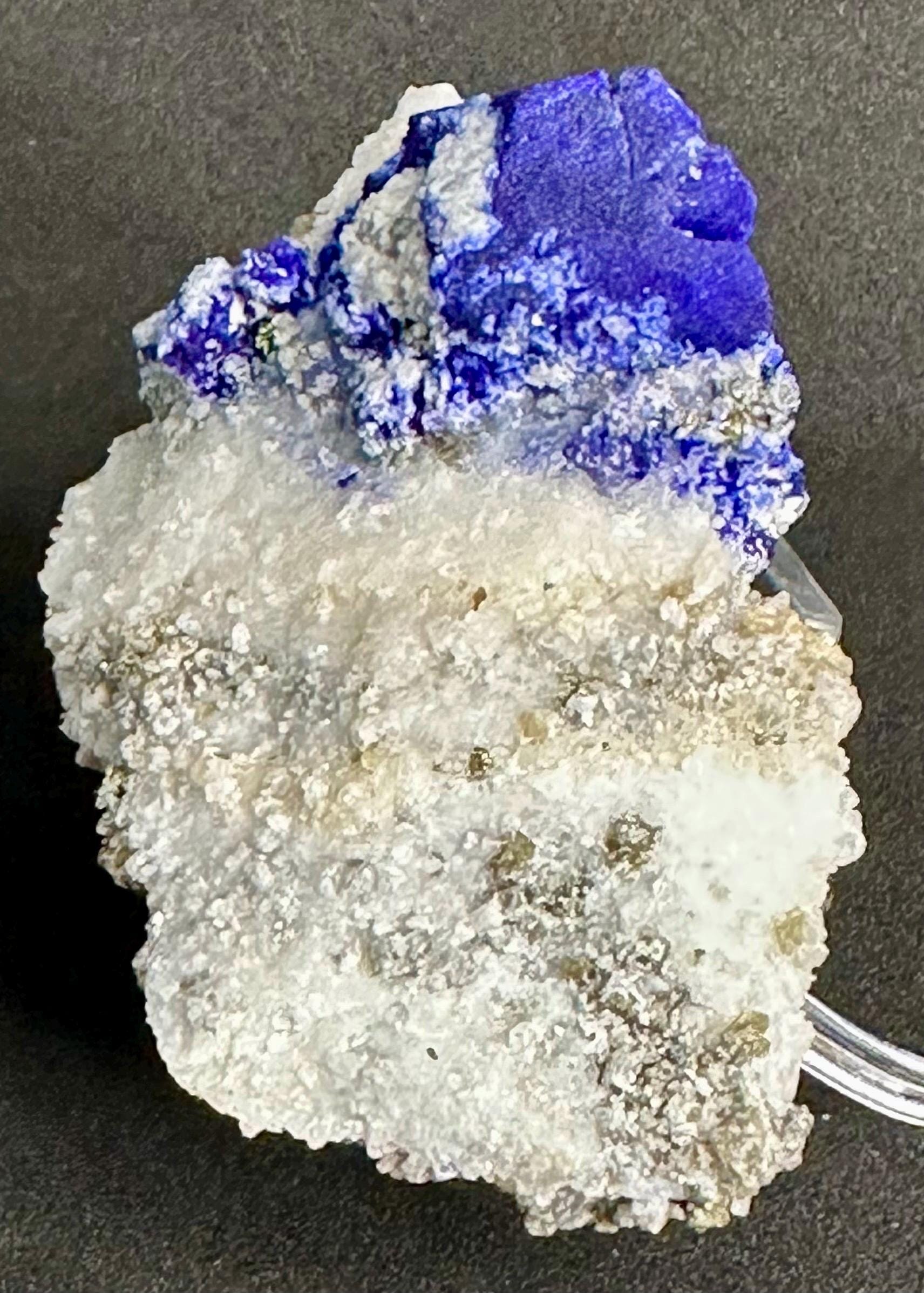 120 Grams Lazurite on UV-Reactive Matrix from Sar e Sang region of Badakhshan, Afghanistan