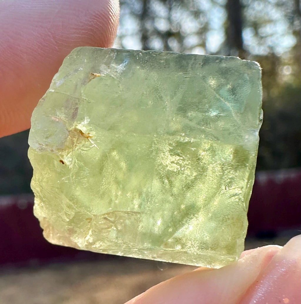 19 Grams Transparent Hexagonal Heliodor from Brazil