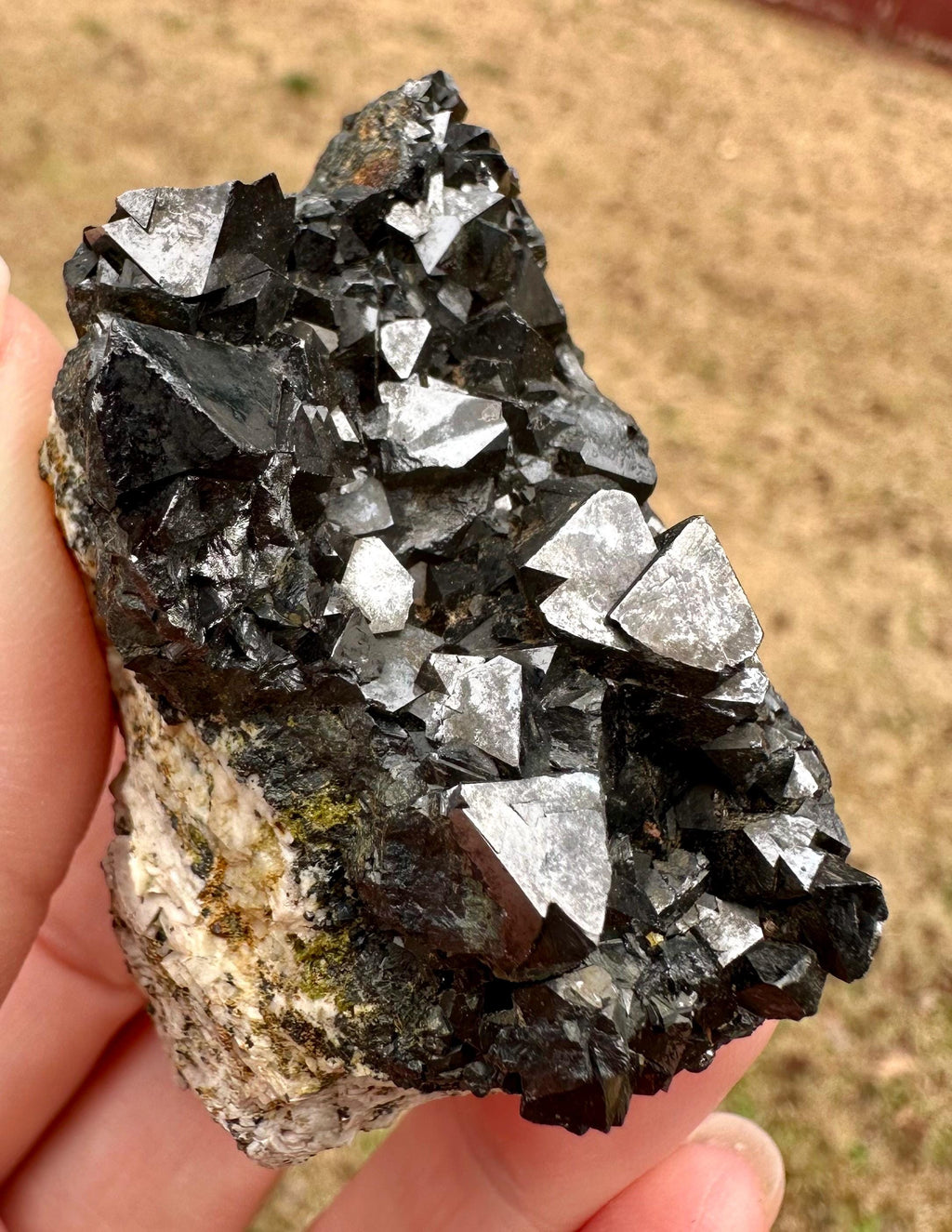 118 grams Magnetite Cluster in Matrix from Morocco